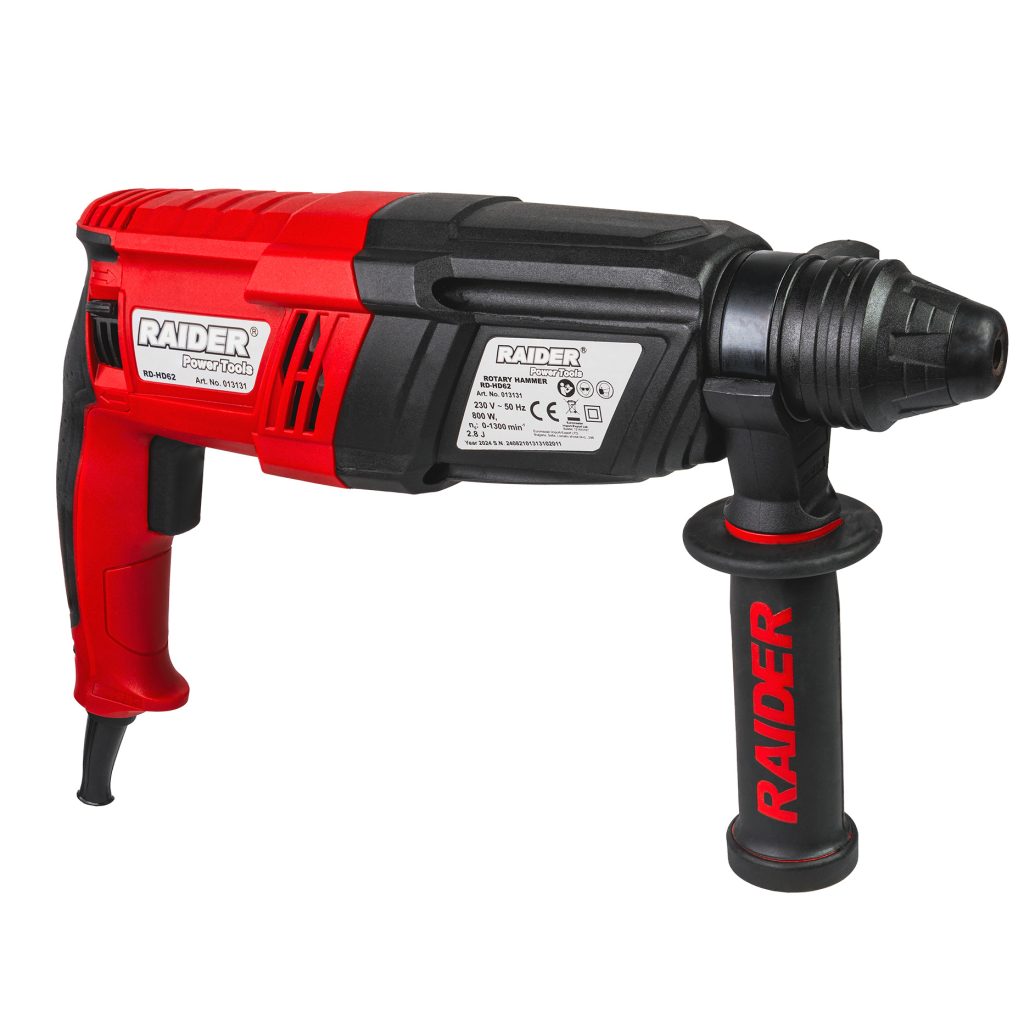 Перфоратор 800W 2.8kg 26mm 2.8J 4 функции куфар RD-HD62