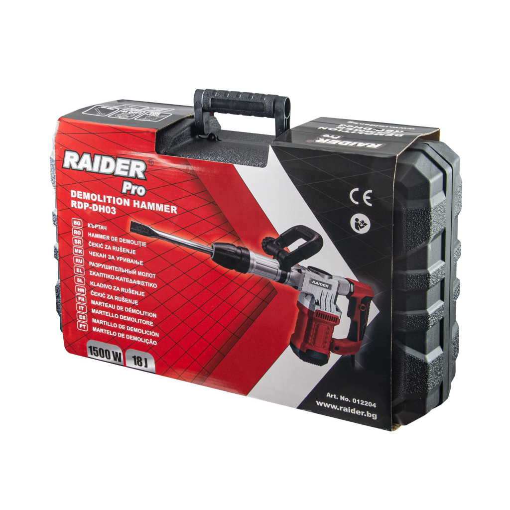 Къртач 1500W 7.5kg SDS-max 18J RDP-DH03