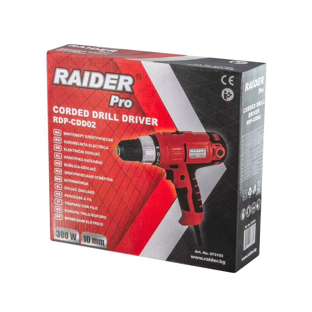 Винтоверт електрически 300W 2-ск. RDP-CDD02