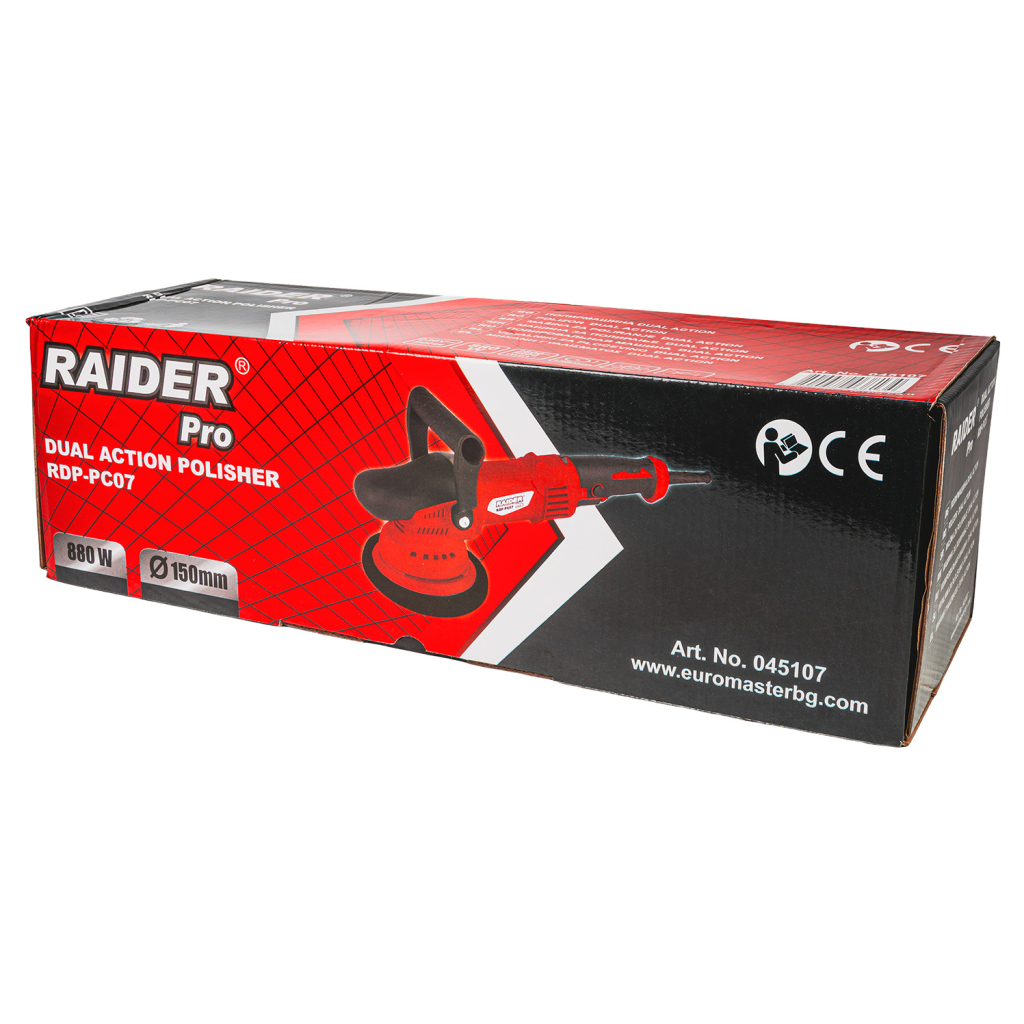 Полирмашина Dual Action Ø150mm 880W рег. об. RDP-PC07