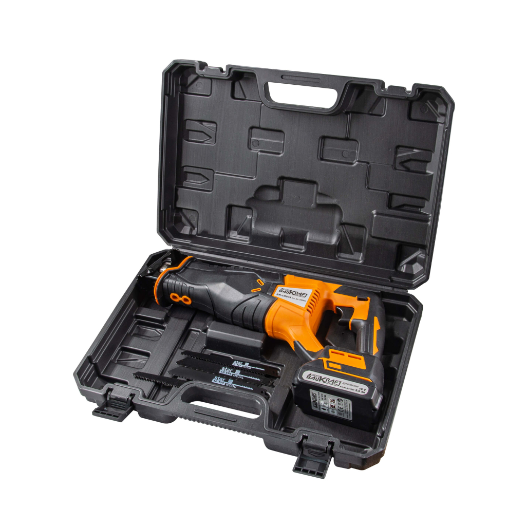 Трион саблен акум. 18V 2Ah quick в куфар BK-CRS34 Set