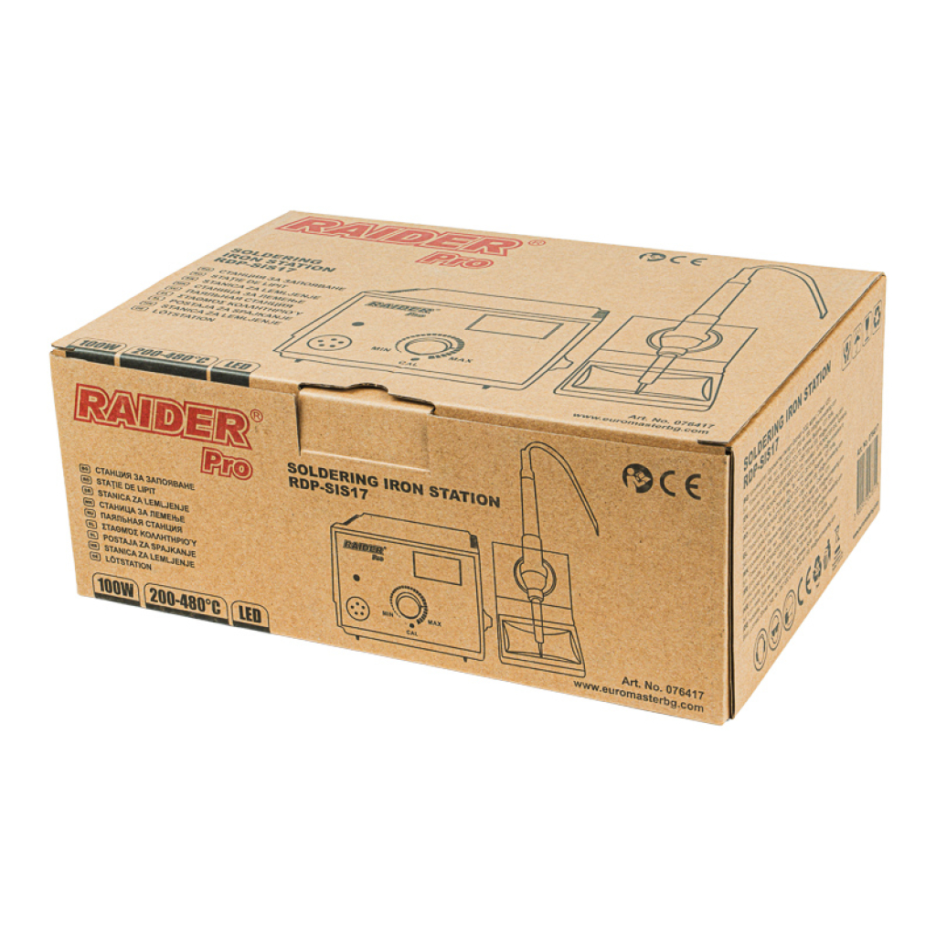 Станция за запояване 100W 200-480°C LED RDP-SIS17