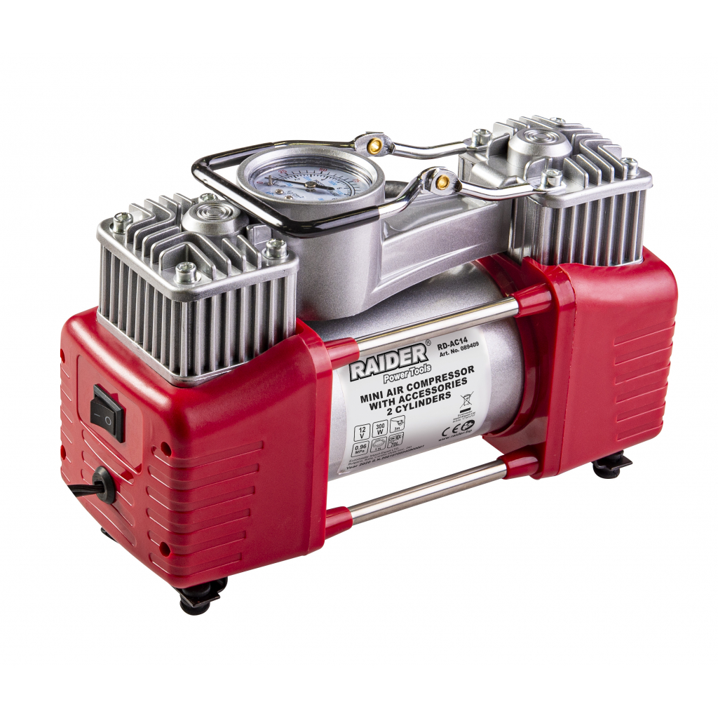 Компресор 12V DC метален 300W 70L/min RD-AC14