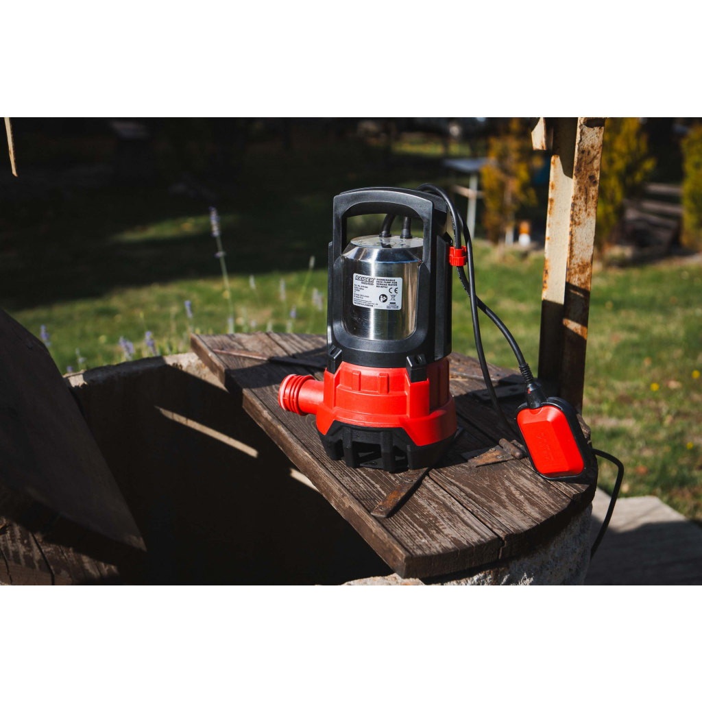 Помпа водна потопяема 1100W 1" 333L/min 9m INOX RD-WP62