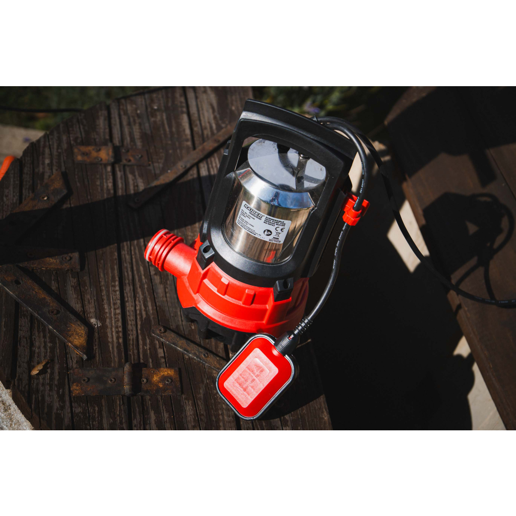 Помпа водна потопяема 1100W 1" 333L/min 9m INOX RD-WP62