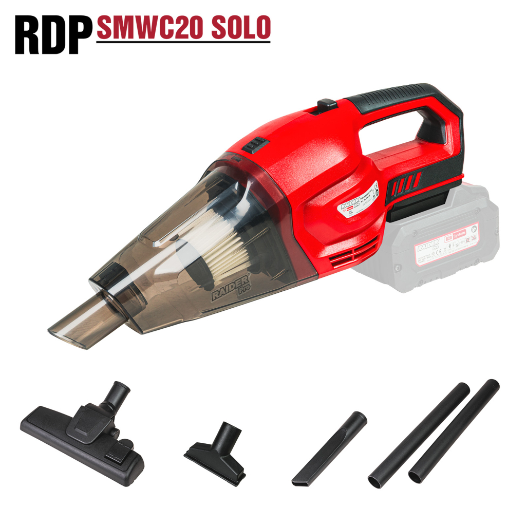 R20 Прахосмукачка за сухо акум. 0.5L без батерия RDP-SMWC20
