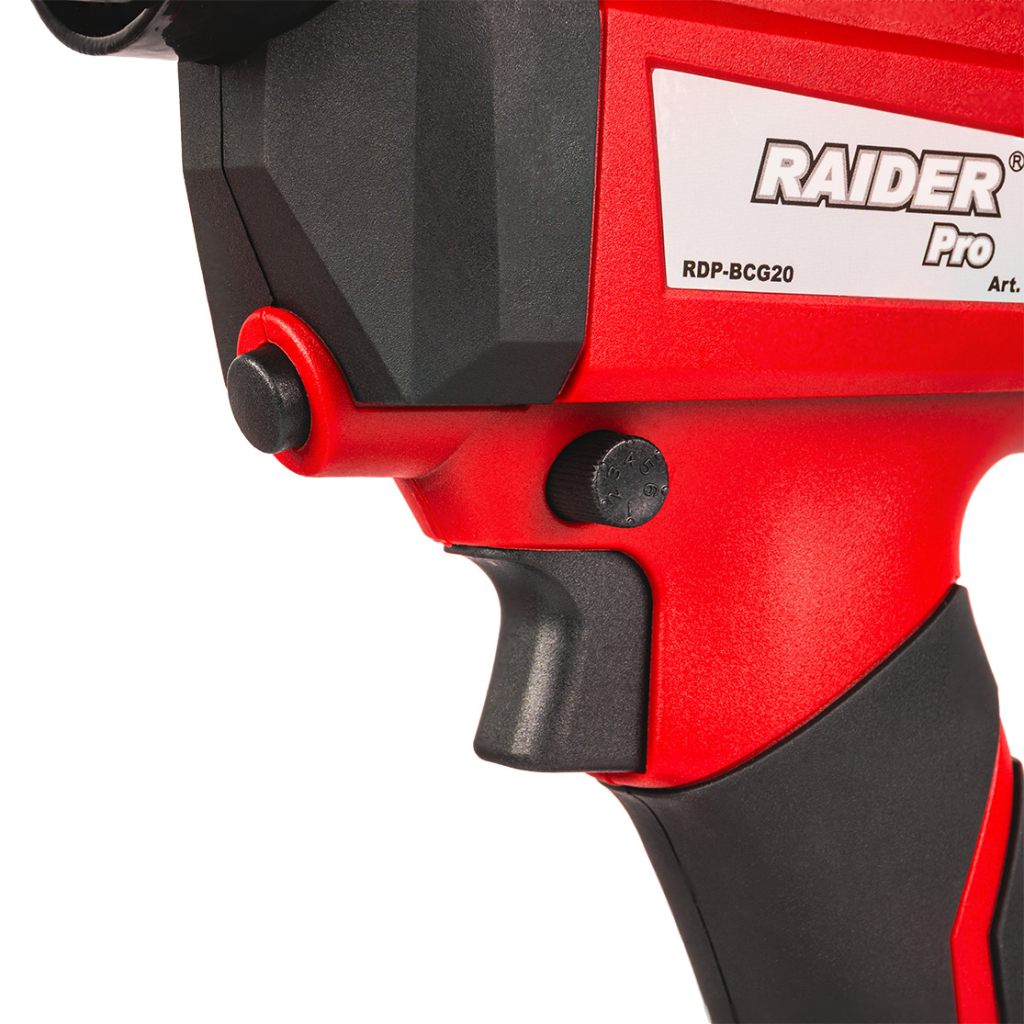R20 Пистолет за силикон 310ml LED рег. обор. без батерия RDP-BCG20