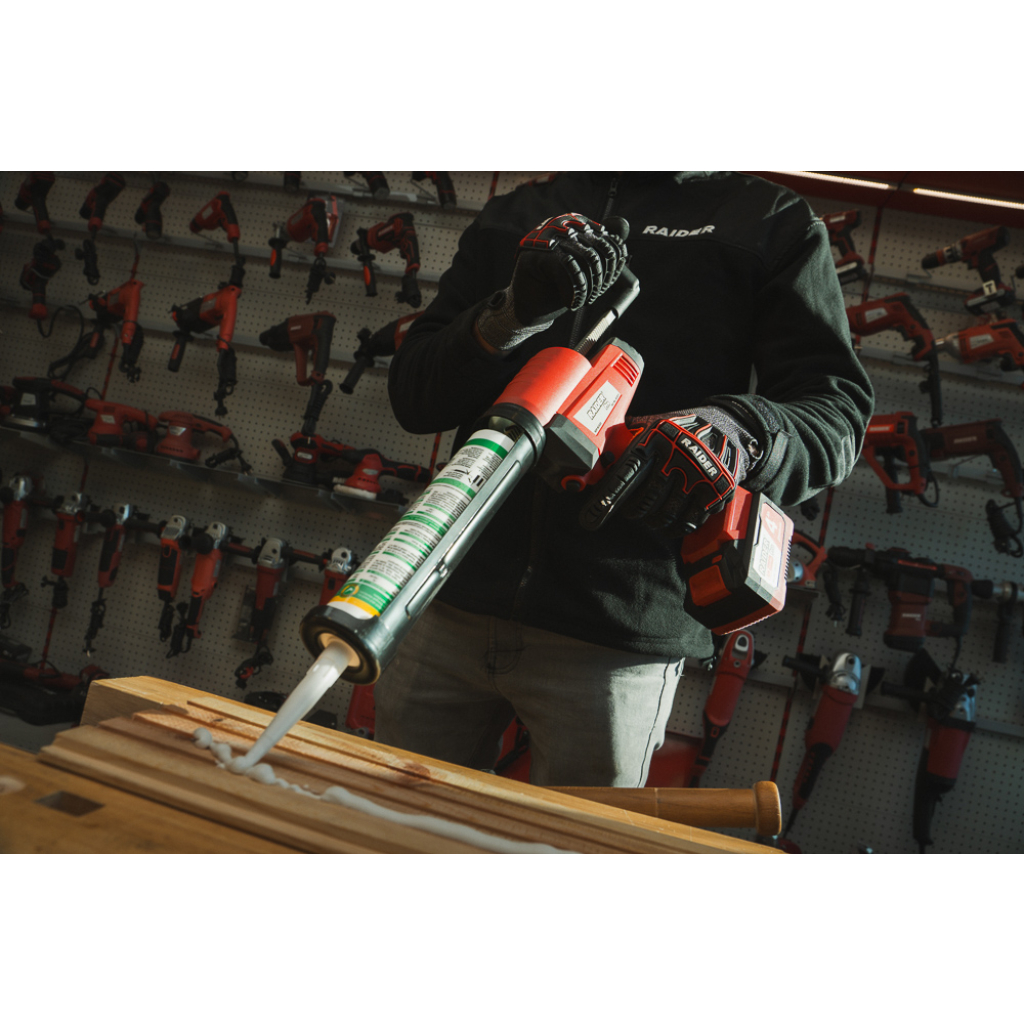 R20 Пистолет за силикон 310ml LED рег. обор. без батерия RDP-BCG20
