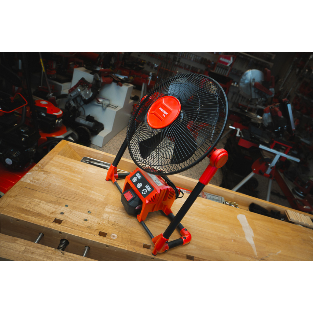 R20 Вентилатор акум. & 230V 300mm LED без батерия RDP-SWF20