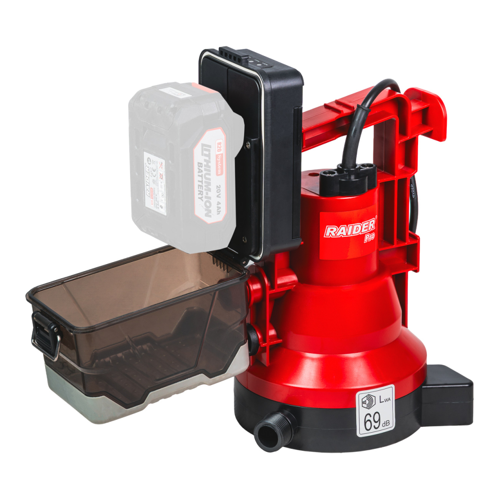 R20 Помпа 53L/min 10m без батерия RDP-CWP20
