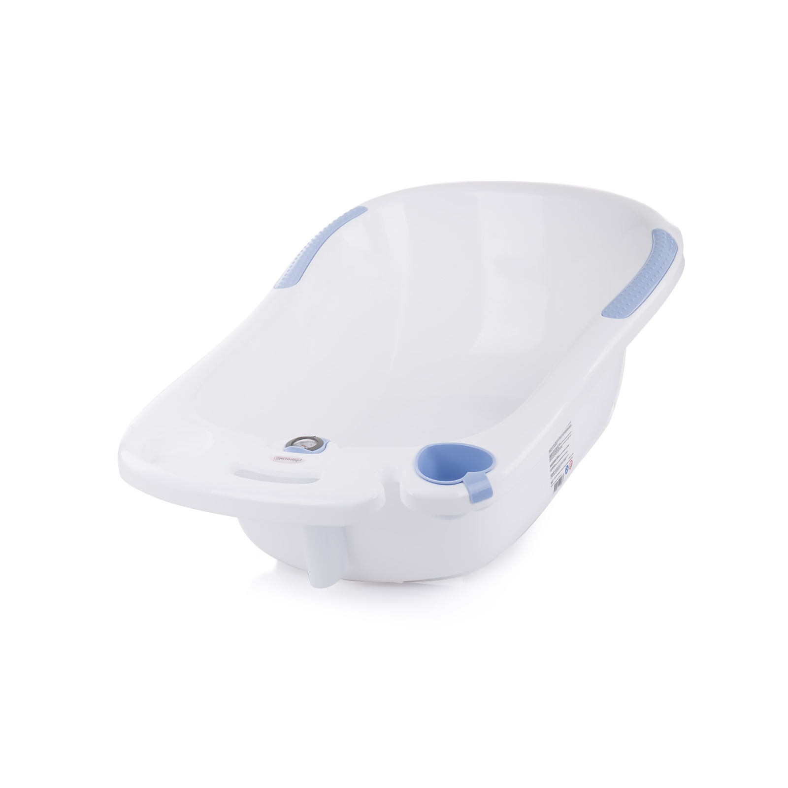 Бебешка вана с подложка и стойка Chipolino Vela, синя