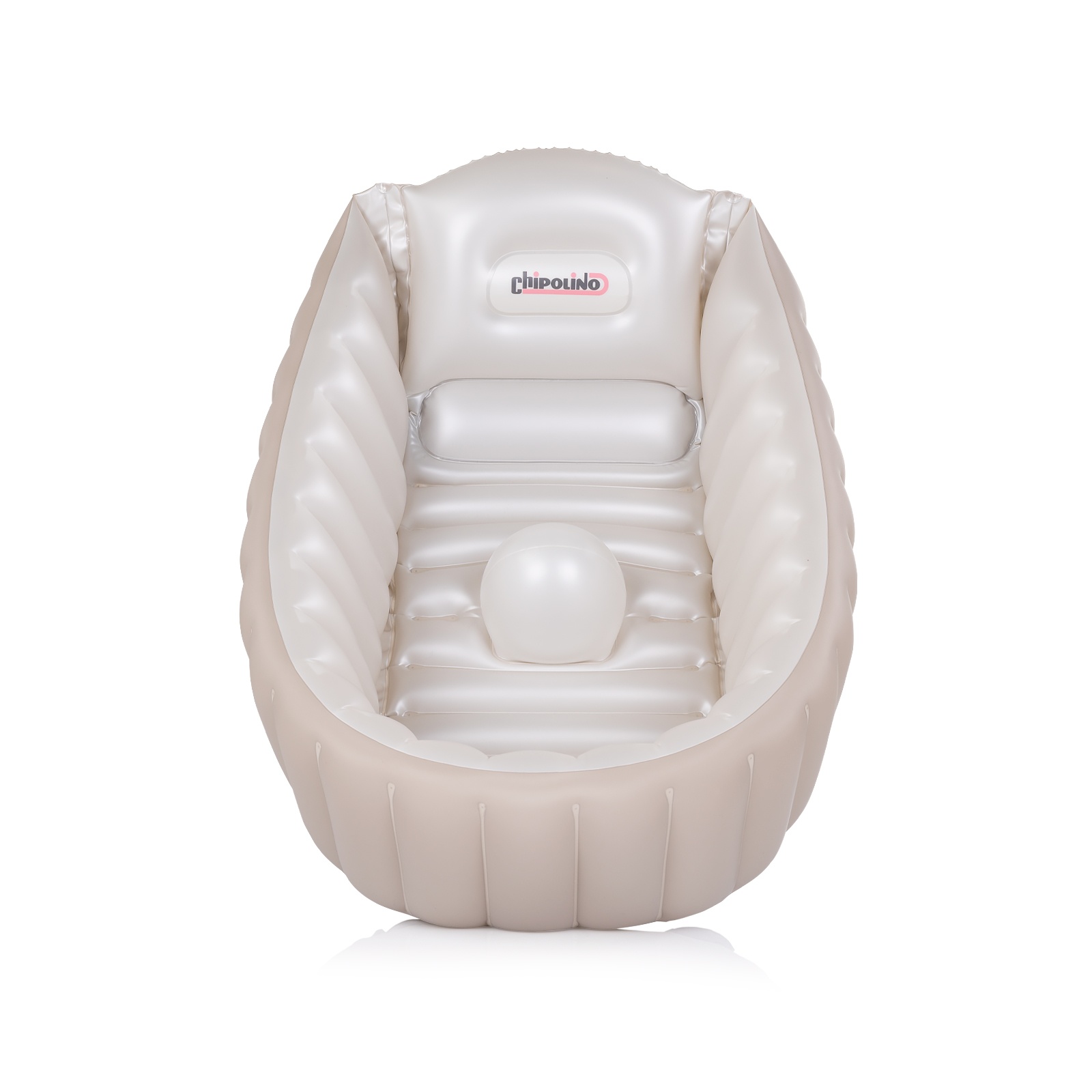 Надуваема бебешка вана Chipolino Baby Cloud с помпа, лате
