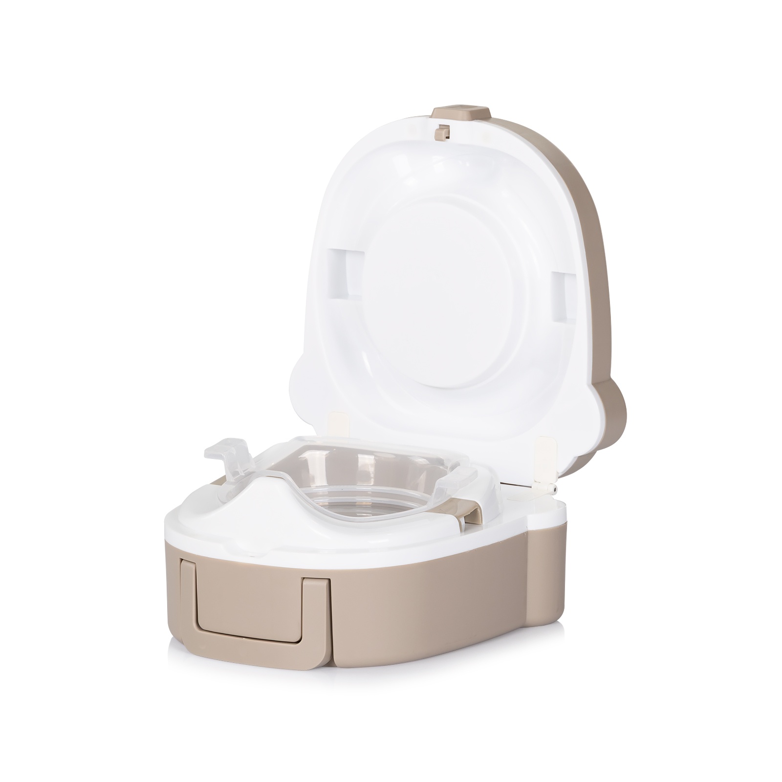 Сгъваемо гърне за пътуване Chipolino Potty to Go, беж — снимка 3