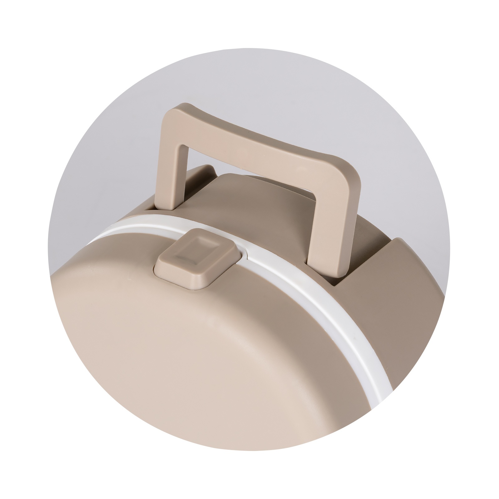 Сгъваемо гърне за пътуване Chipolino Potty to Go, беж — снимка 9