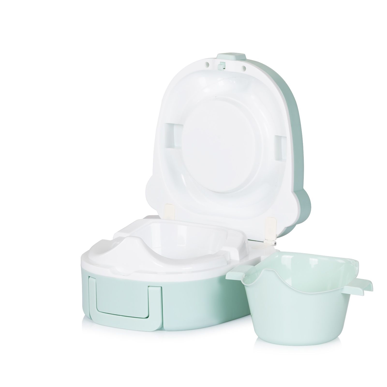 Сгъваемо гърне за пътуване Chipolino Potty to Go, матча
