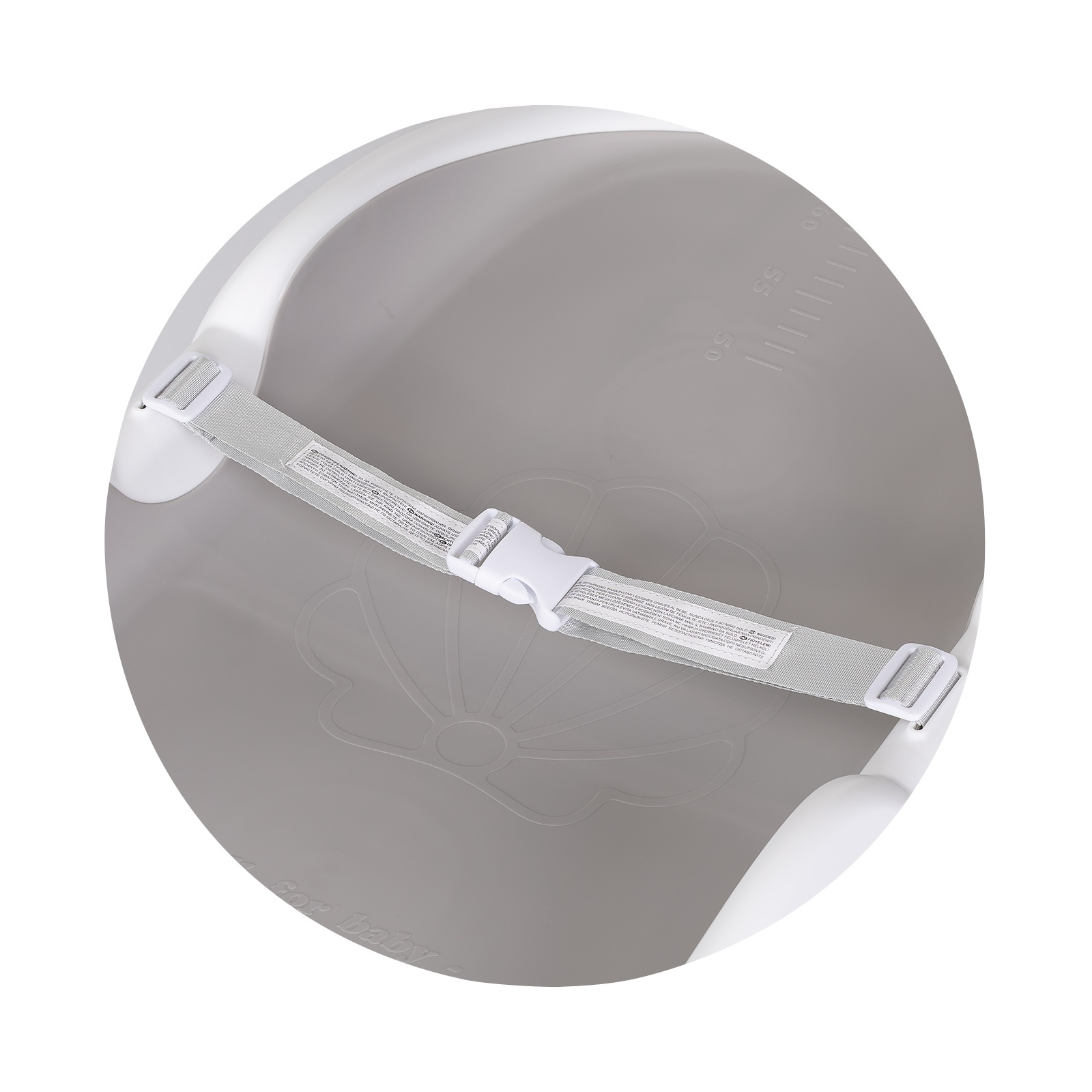 Подложка за повиване Chipolino Cocoon с арка за играчки, платина
