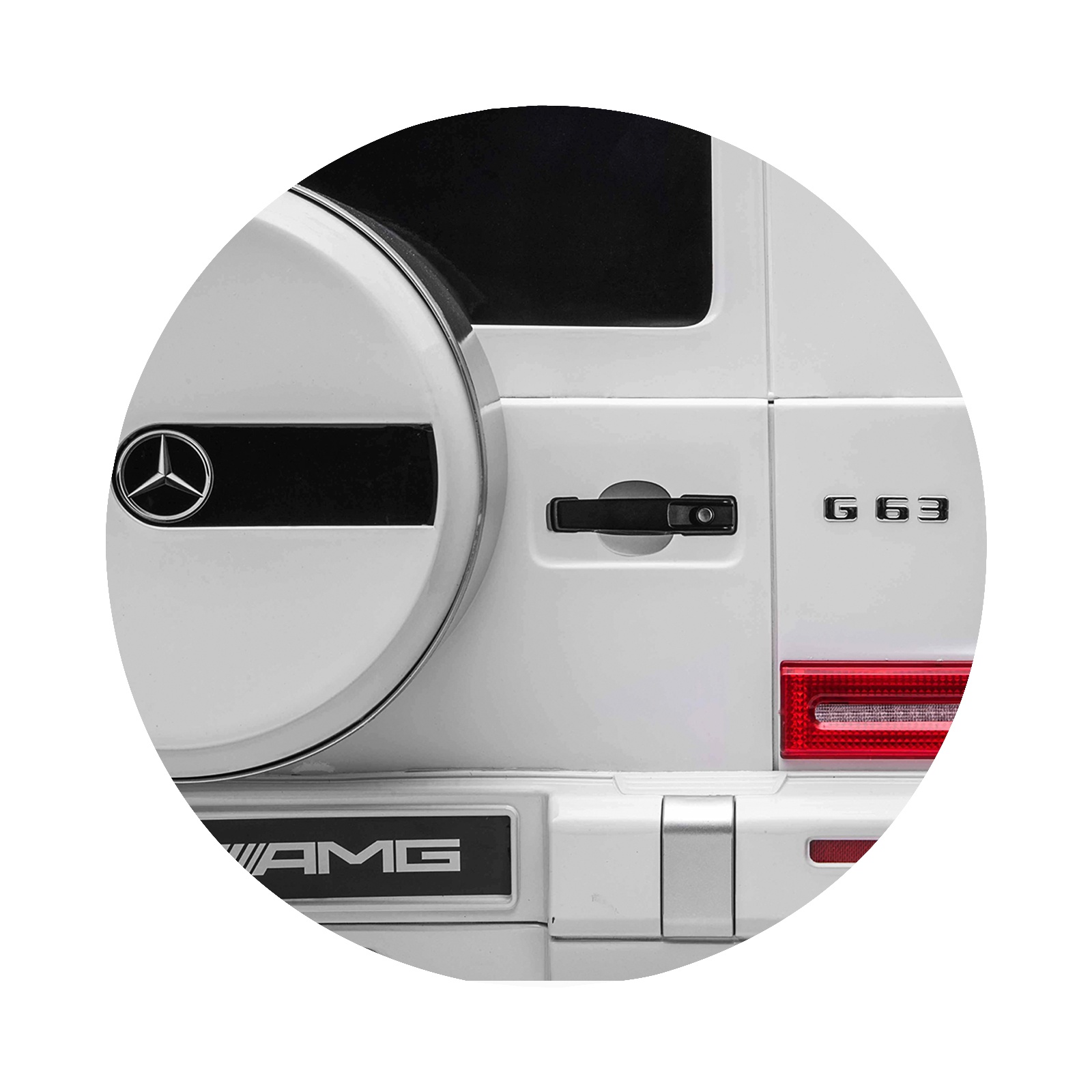 Акумулаторен джип Chipolino Mercedes AMG G63 за две деца, бял — снимка 11