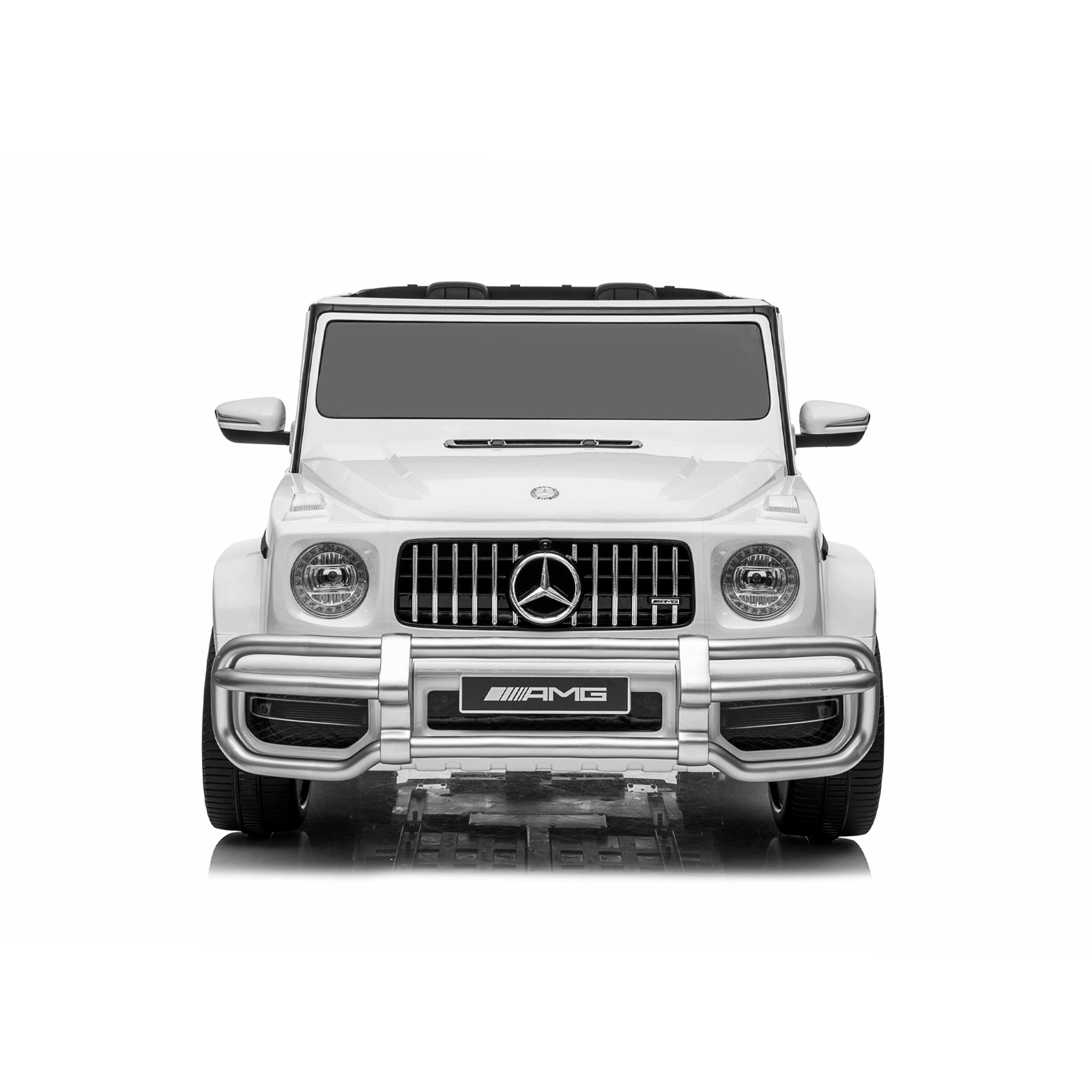 Акумулаторен джип Chipolino Mercedes AMG G63 за две деца, бял — снимка 3