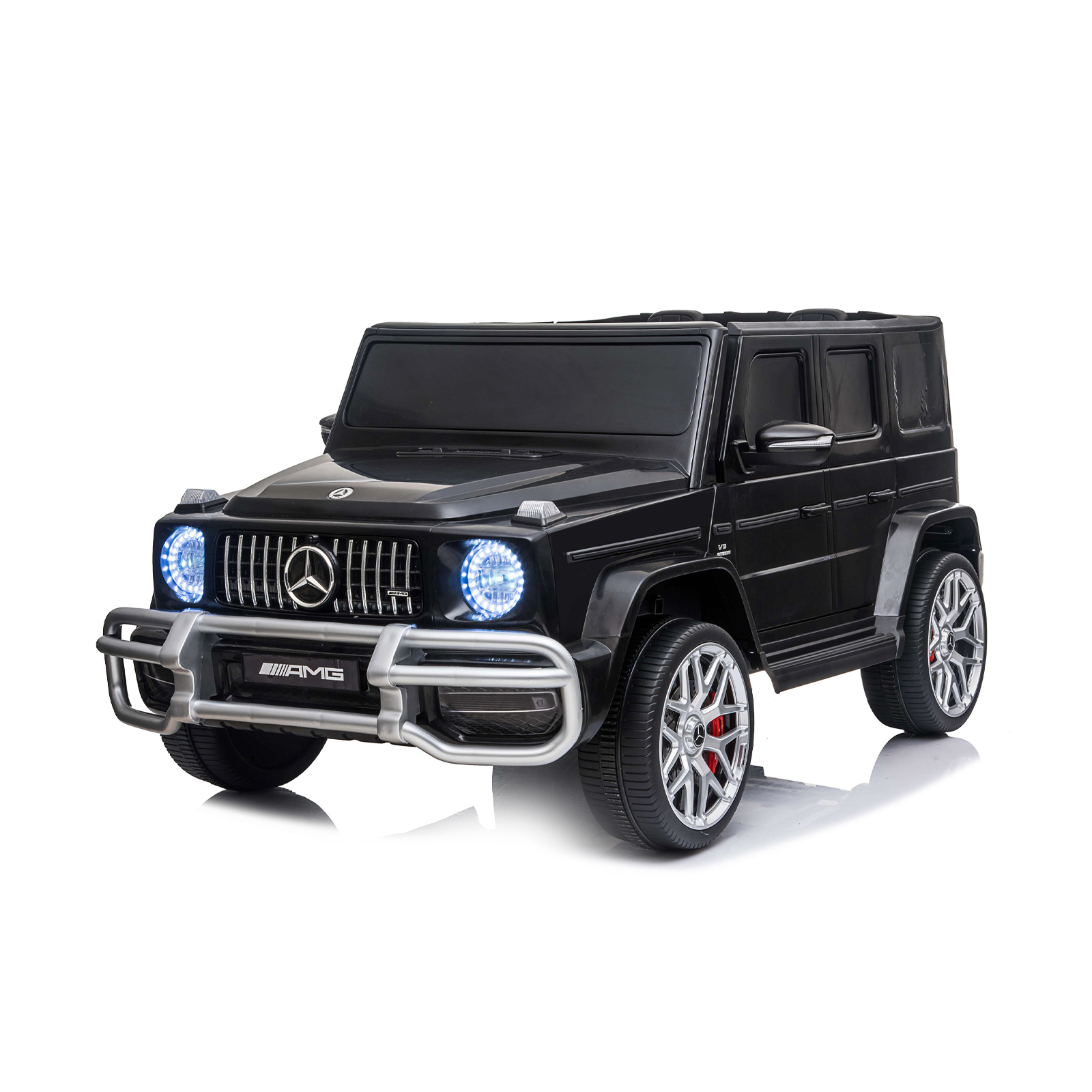 Акумулаторен джип Chipolino Mercedes AMG G63 за две деца, черен