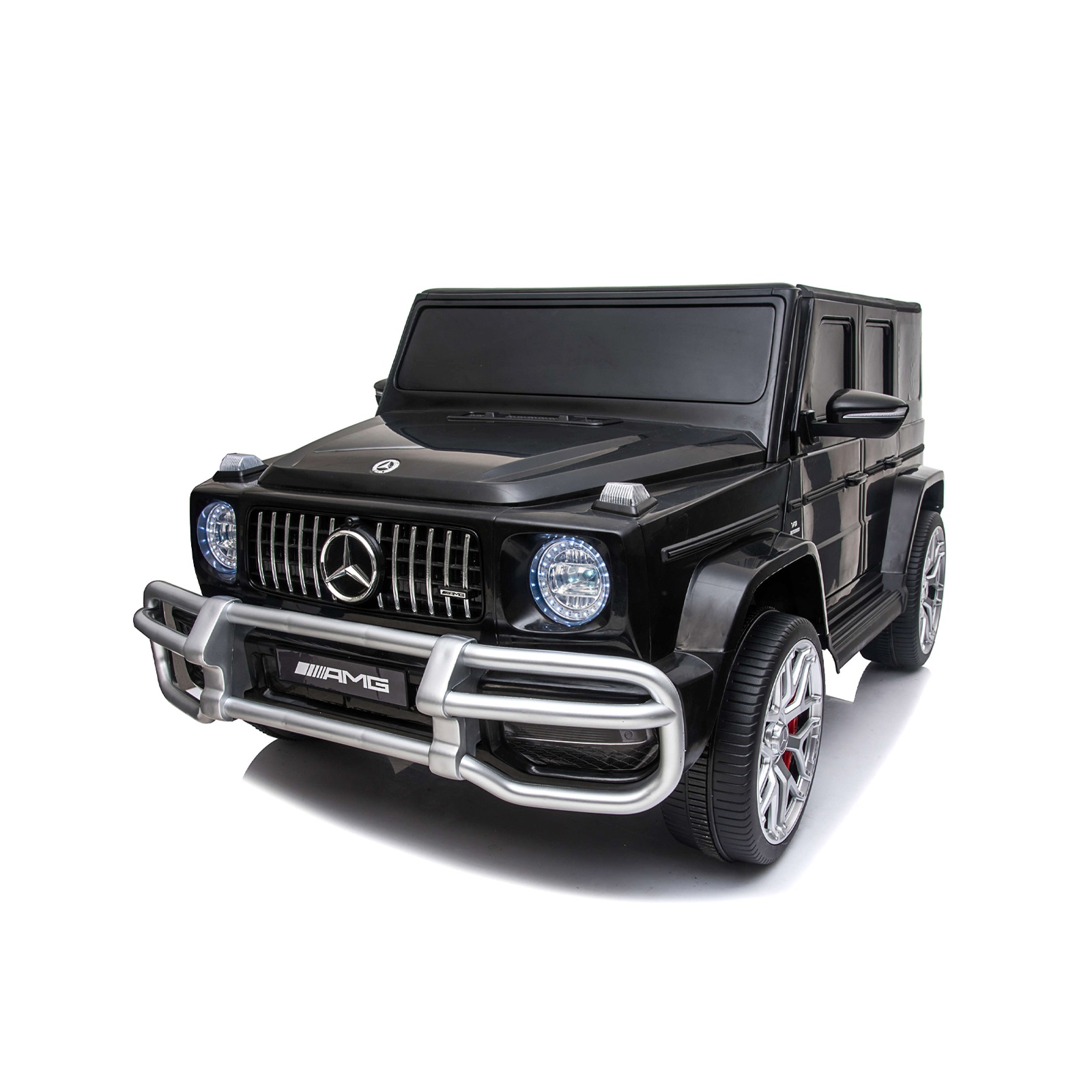 Акумулаторен джип Chipolino Mercedes AMG G63 за две деца, черен — снимка 4