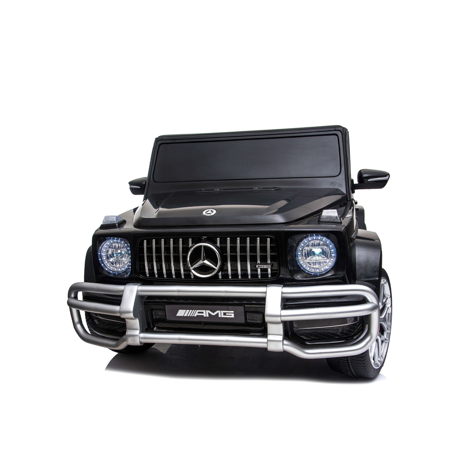 Акумулаторен джип Chipolino Mercedes AMG G63 за две деца, черен — снимка 6