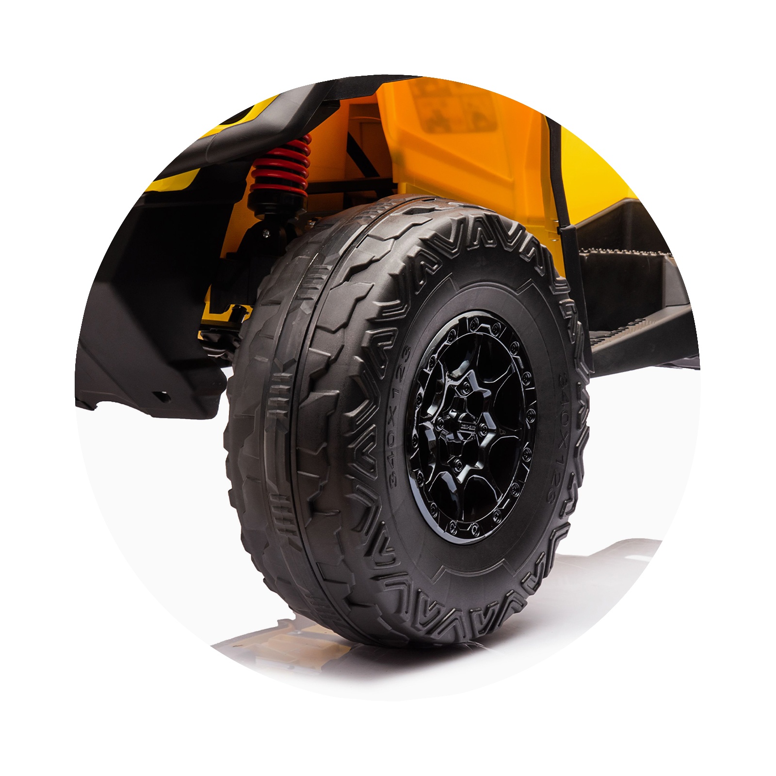 Акумулаторно ATV Chipolino Can-Am Outlander с EVA гуми, жълто — снимка 10