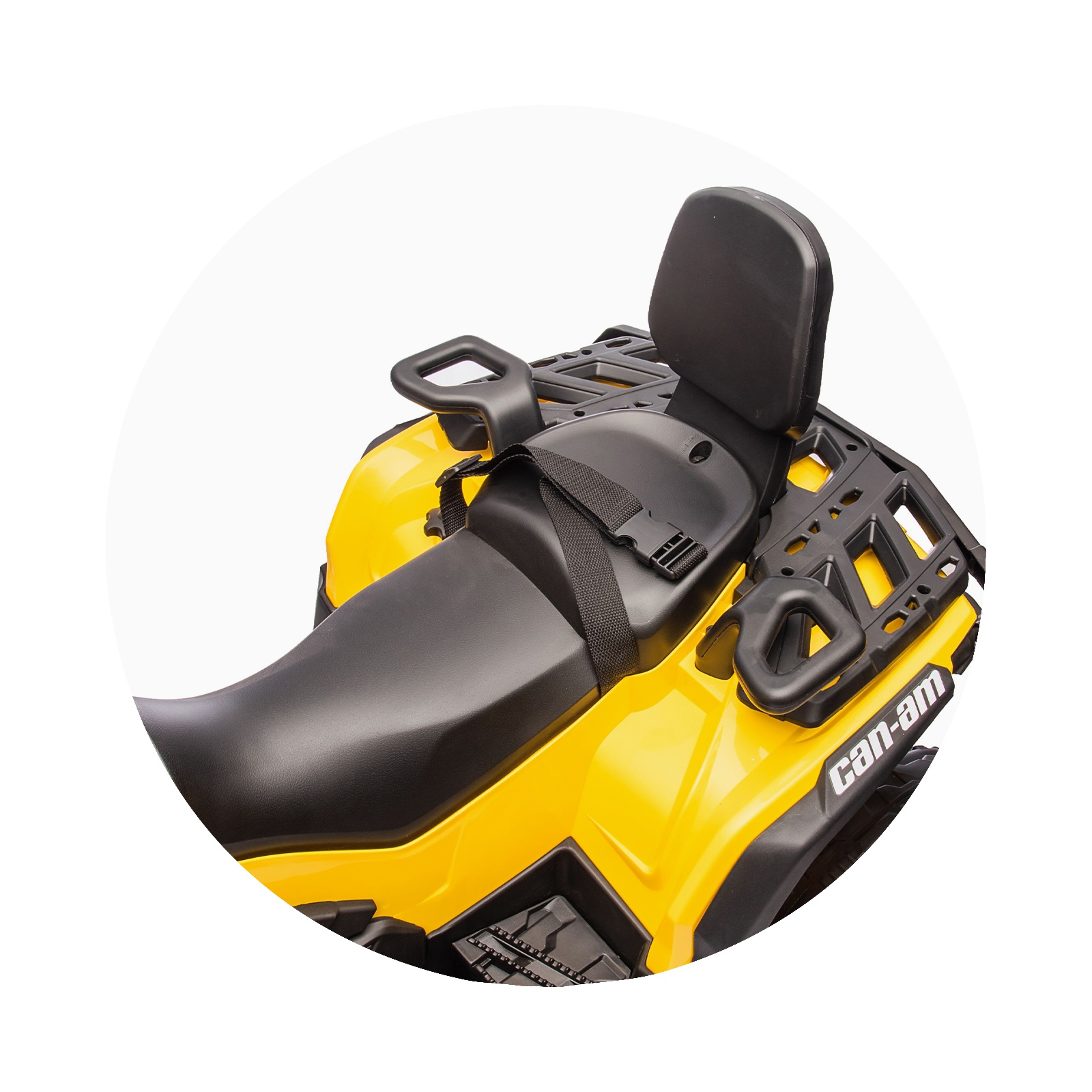 Акумулаторно ATV Chipolino Can-Am Outlander с EVA гуми, жълто — снимка 11