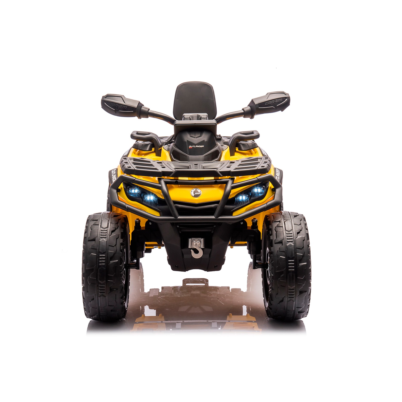 Акумулаторно ATV Chipolino Can-Am Outlander с EVA гуми, жълто — снимка 3