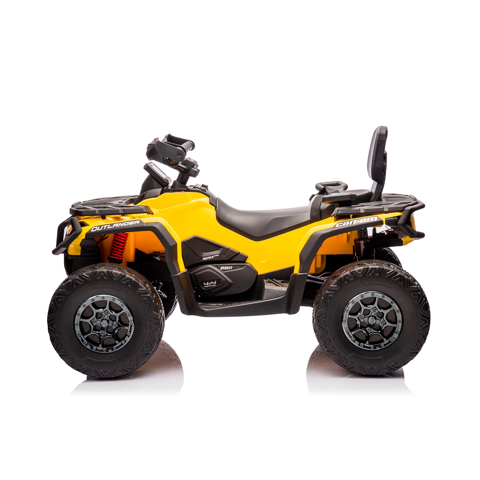 Акумулаторно ATV Chipolino Can-Am Outlander с EVA гуми, жълто — снимка 5