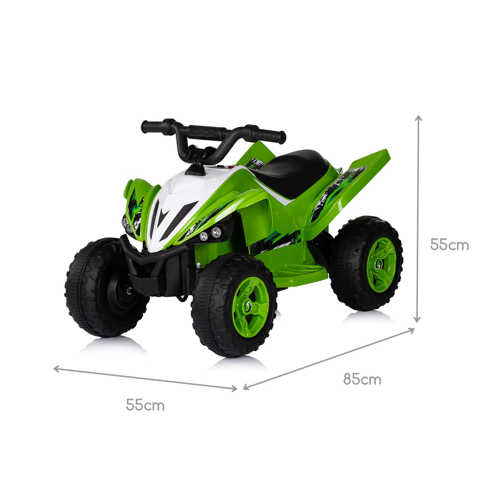 Акумулаторно бъги Chipolino Kids Rider ATV, зелено — снимка 10