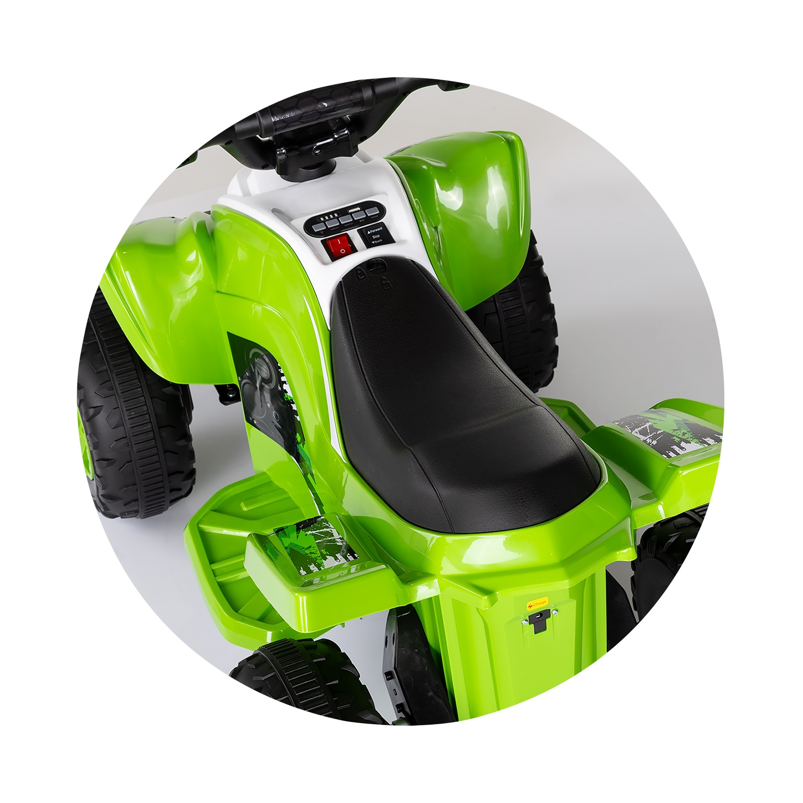 Акумулаторно бъги Chipolino Kids Rider ATV, зелено — снимка 5
