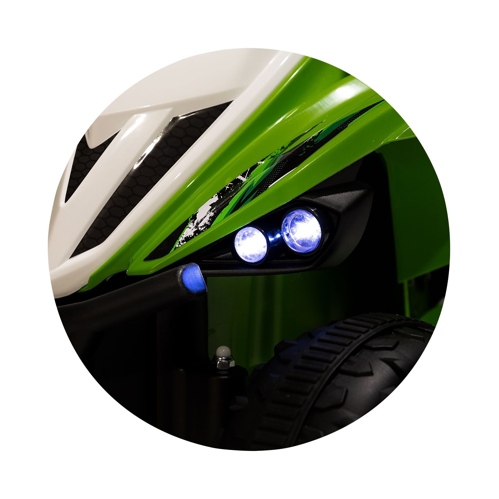 Акумулаторно бъги Chipolino Kids Rider ATV, зелено — снимка 9