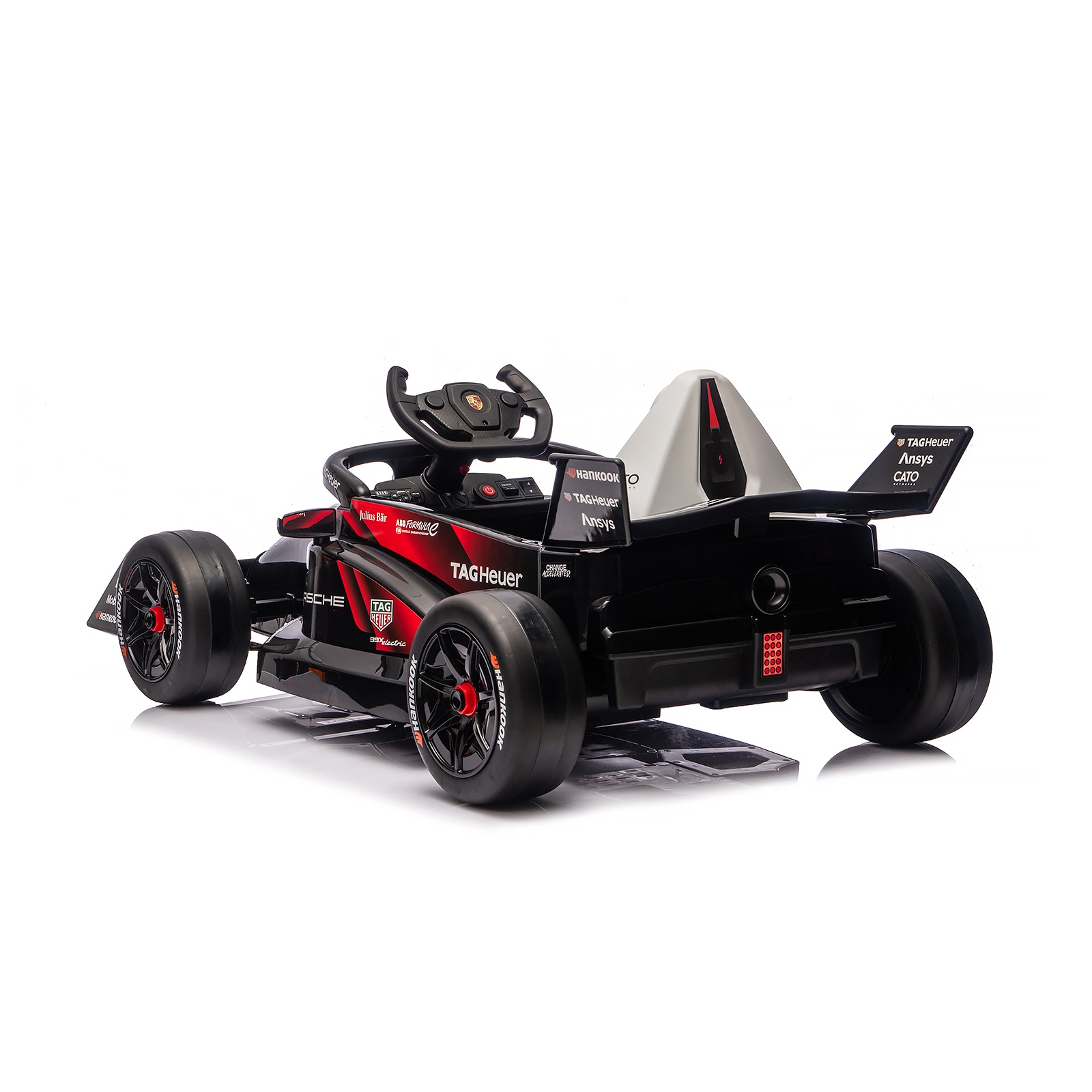 Електрическа кола Chipolino Porsche Formula E, червена — снимка 5