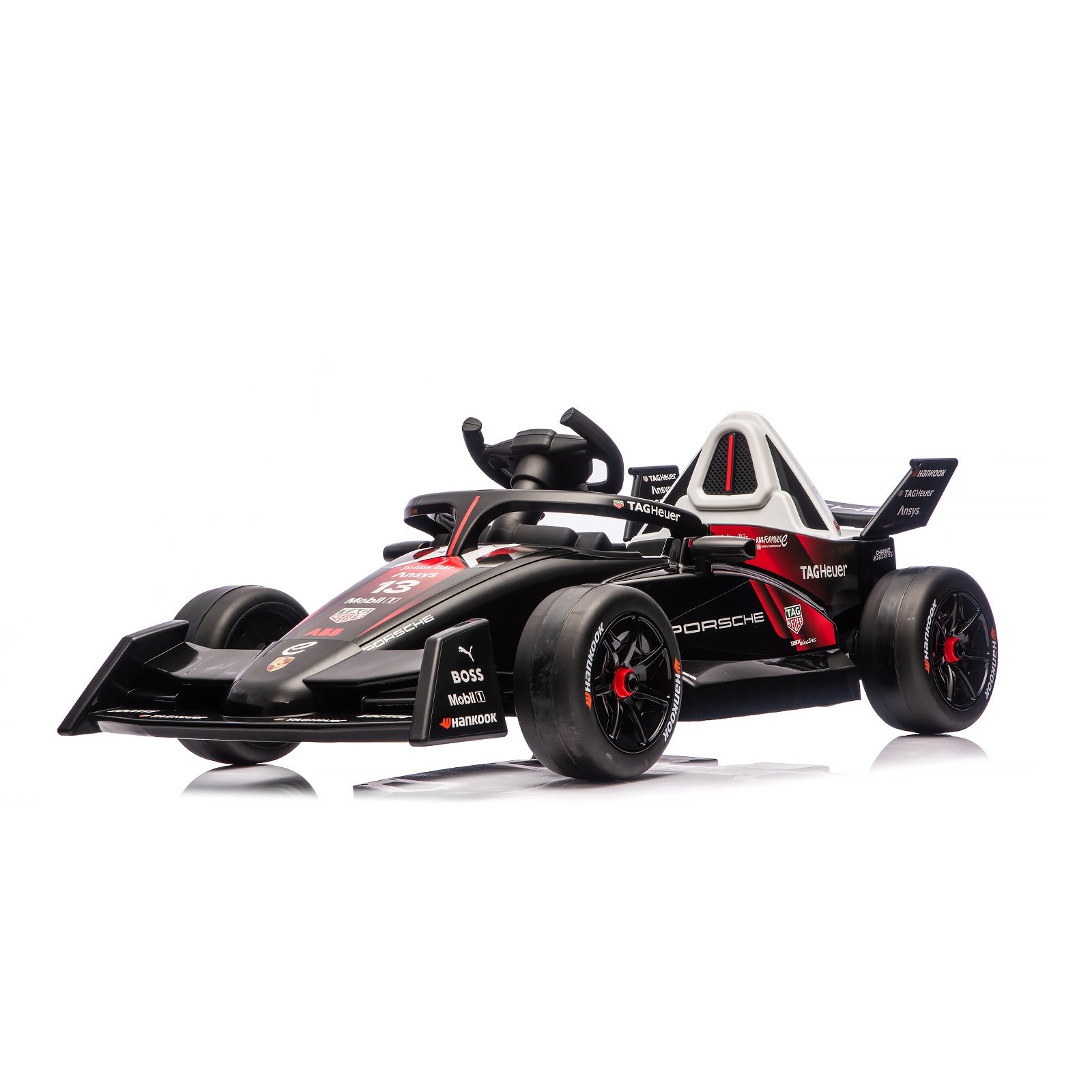 Електрическа кола Chipolino Porsche Formula E, червена — снимка 7
