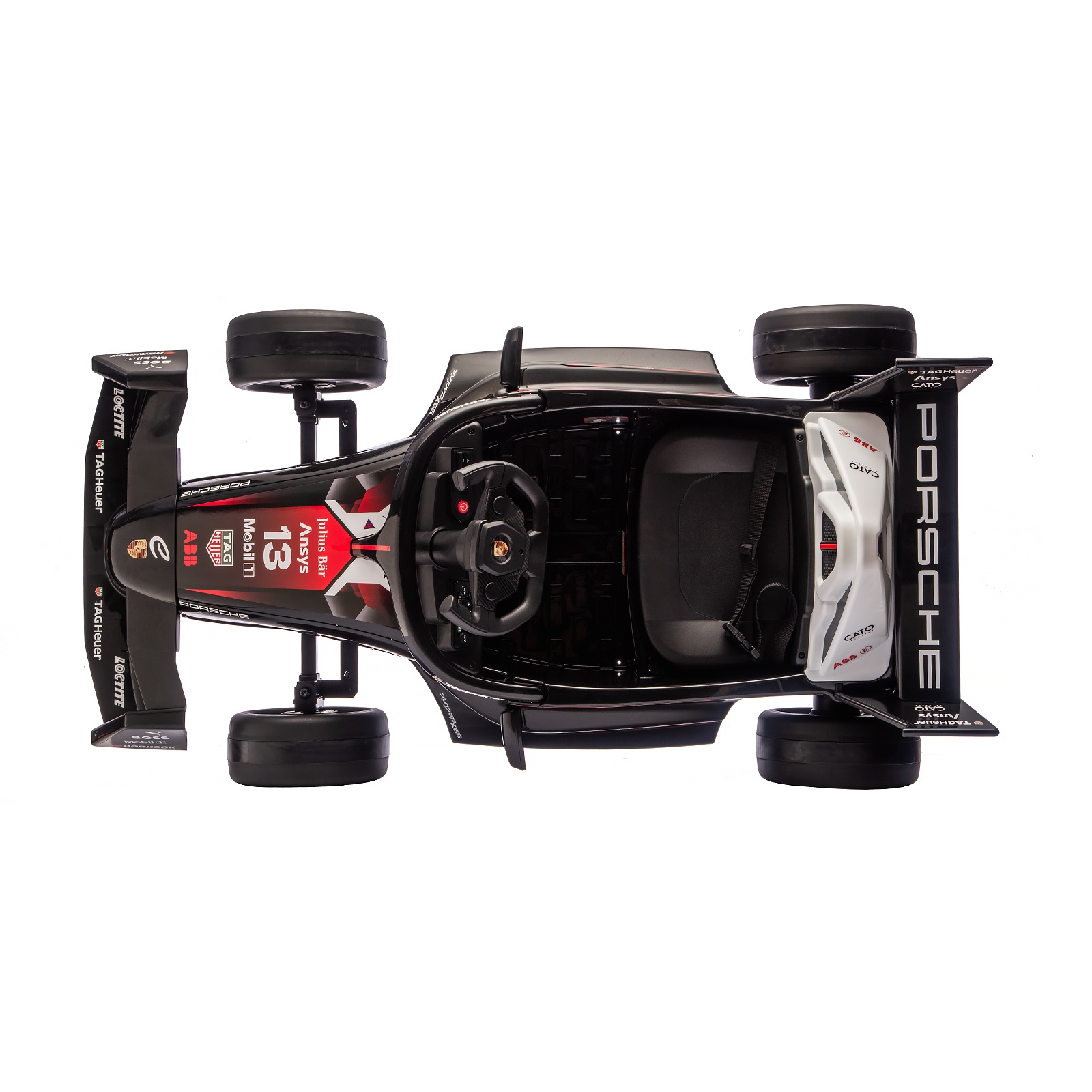 Електрическа кола Chipolino Porsche Formula E, червена — снимка 8