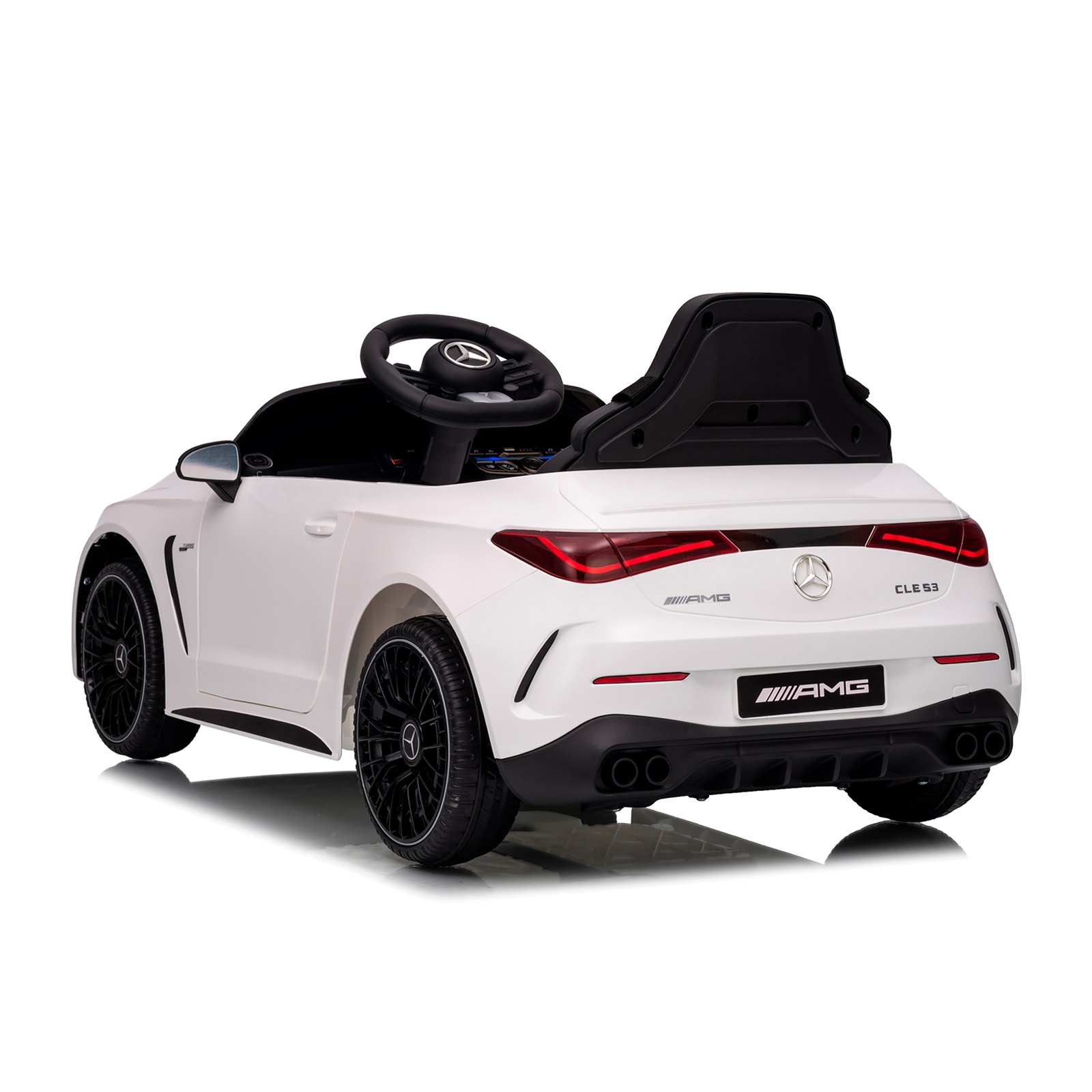Електрическа кола Chipolino Mercedes AMG CLE 53, бяла — снимка 5