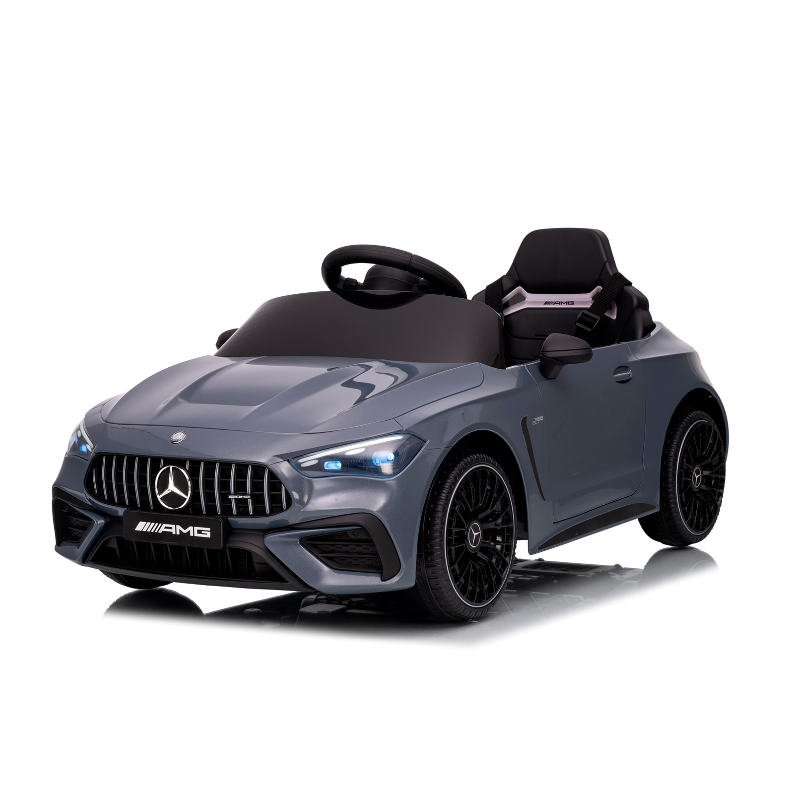 Електрическа кола Chipolino Mercedes AMG CLE 53, сива