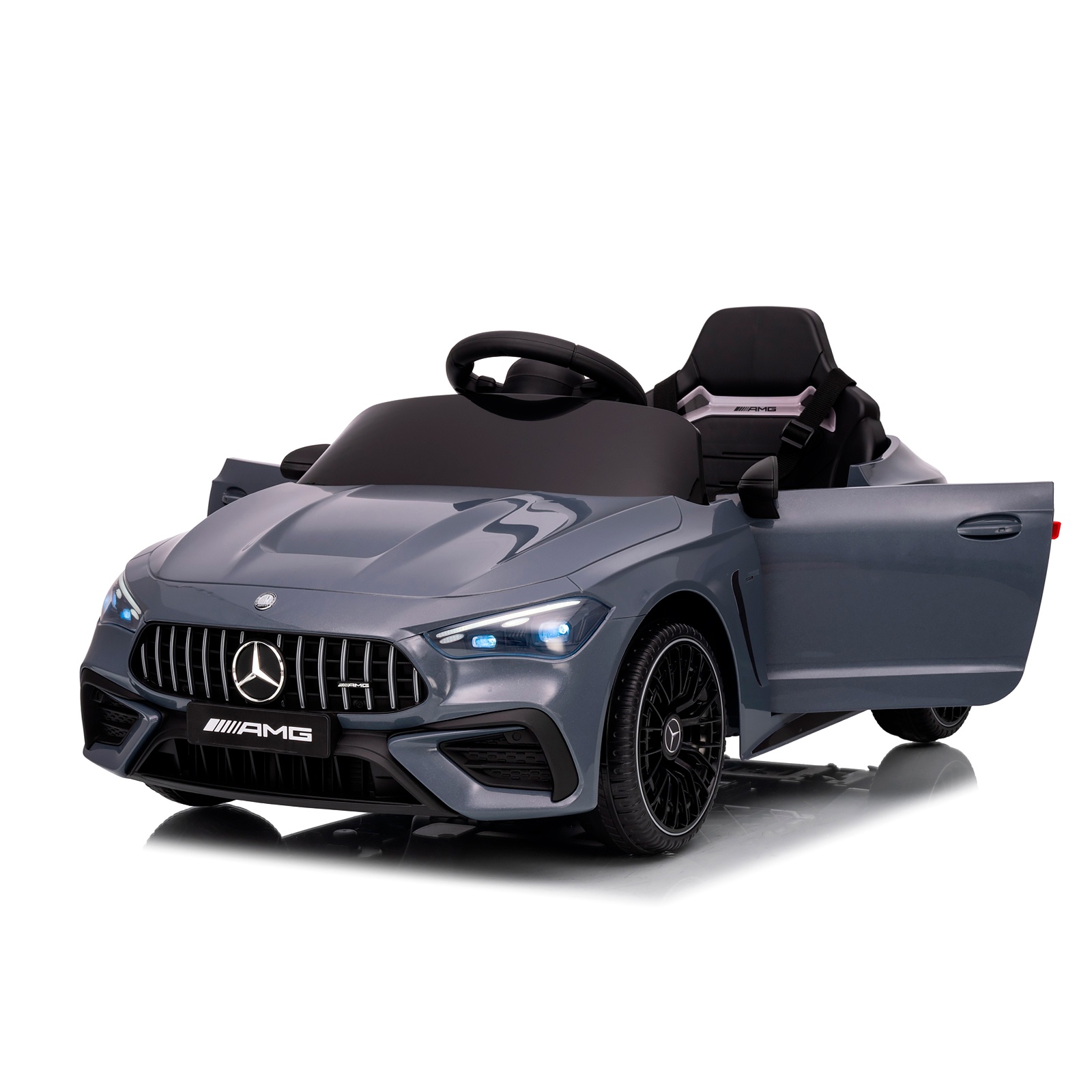 Електрическа кола Chipolino Mercedes AMG CLE 53, сива — снимка 11