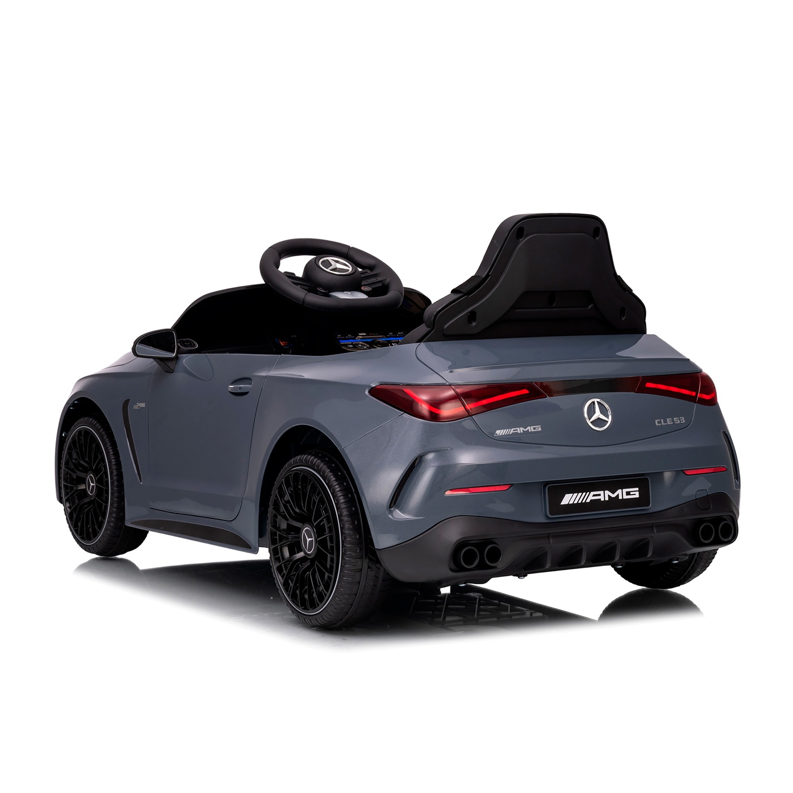 Електрическа кола Chipolino Mercedes AMG CLE 53, сива — снимка 5
