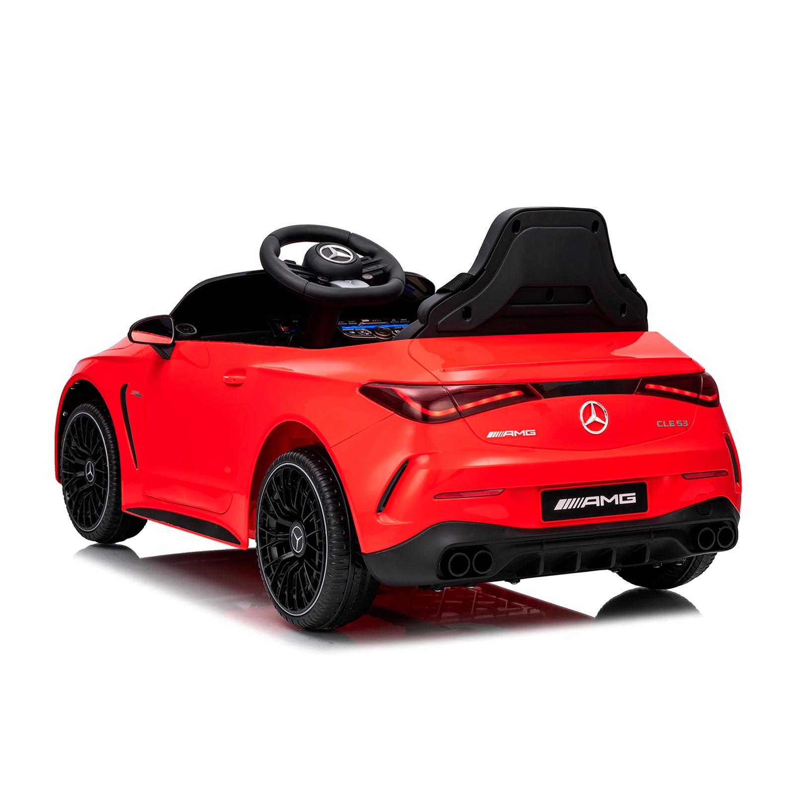 Електрическа кола Chipolino Mercedes AMG CLE 53, червена — снимка 5