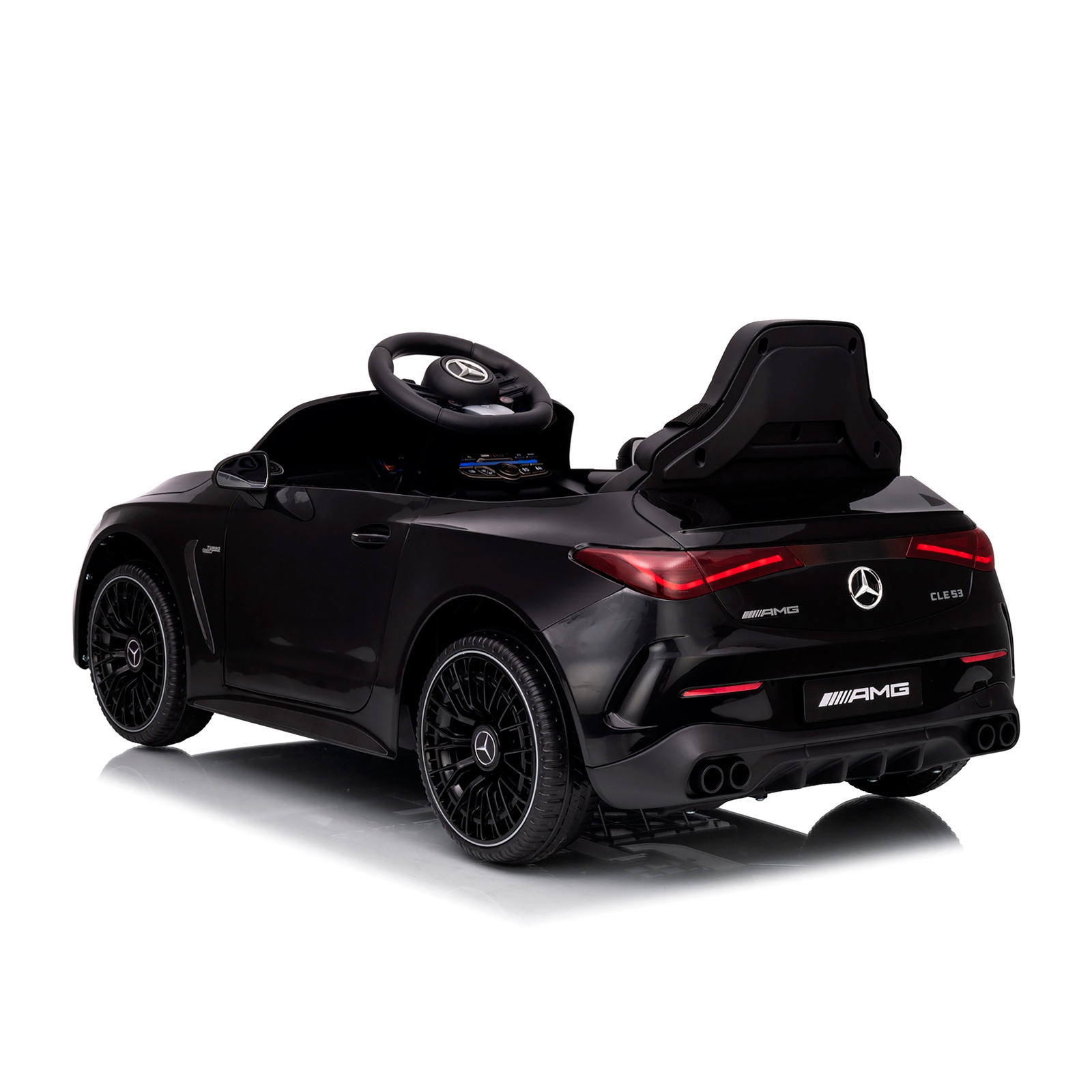 Електрическа кола Chipolino Mercedes AMG CLE 53, черна — снимка 5