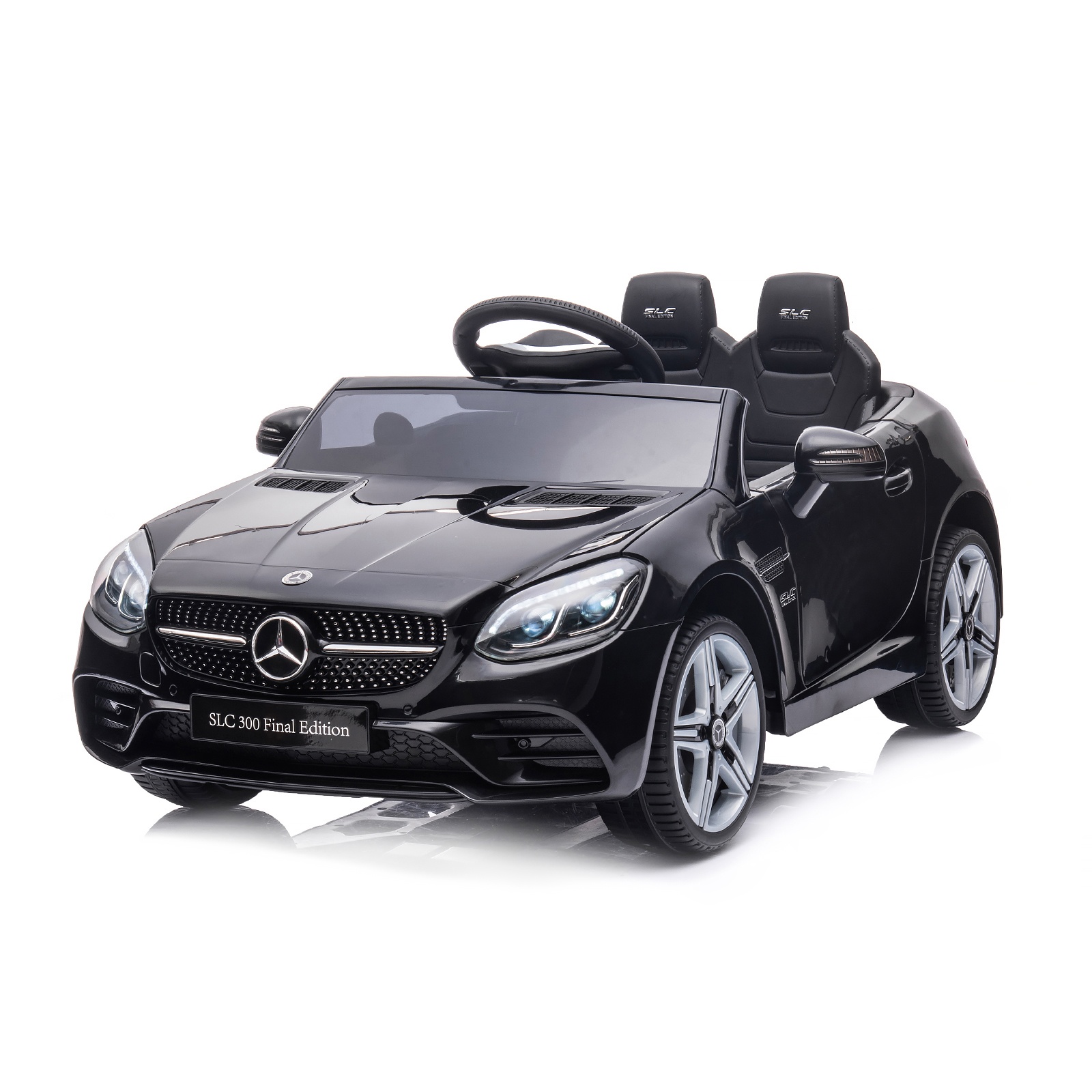Електрическа кола Chipolino Mercedes-Benz SLC300 LUX, черна