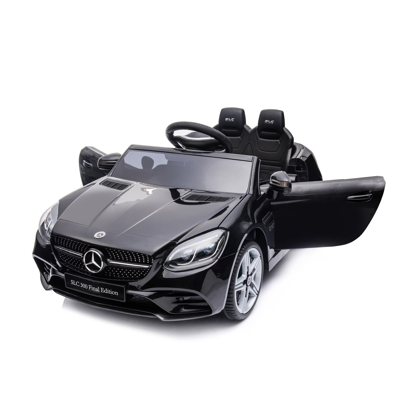 Електрическа кола Chipolino Mercedes-Benz SLC300 LUX, черна