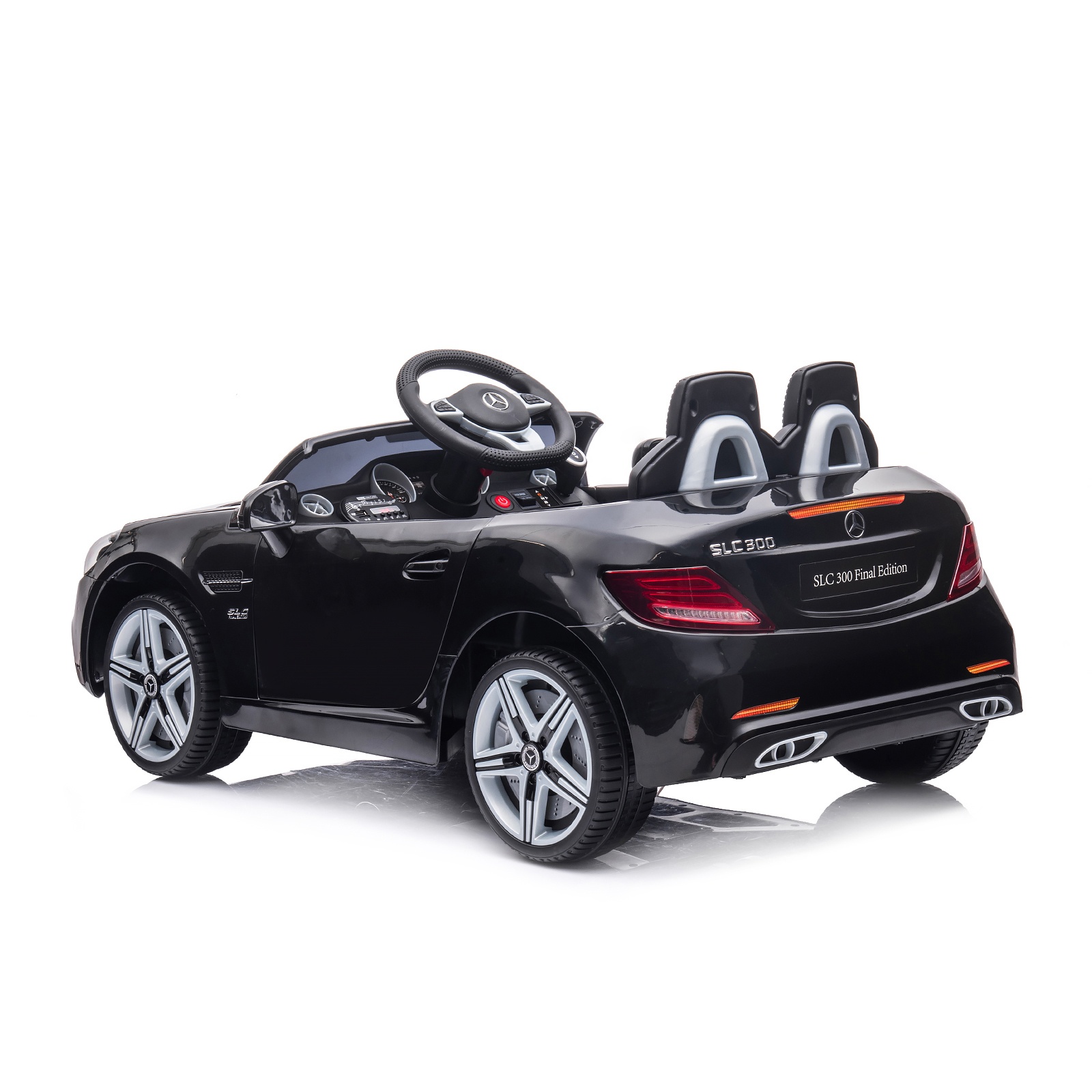 Електрическа кола Chipolino Mercedes-Benz SLC300 LUX, черна