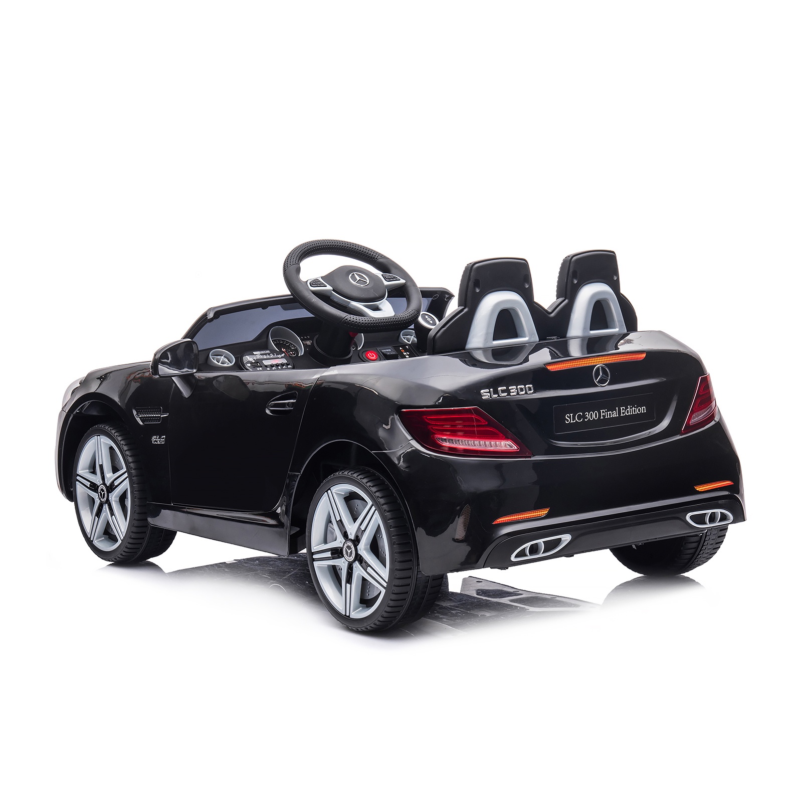 Електрическа кола Chipolino Mercedes-Benz SLC300 LUX, черна