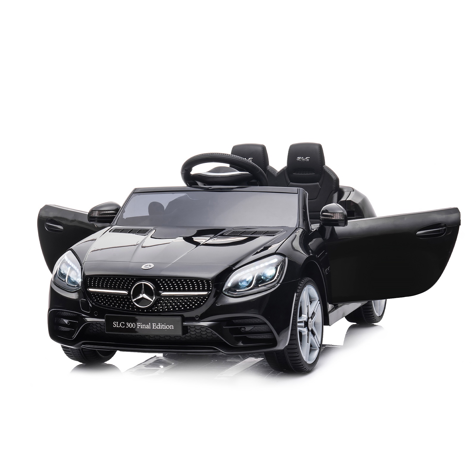 Електрическа кола Chipolino Mercedes-Benz SLC300 LUX, черна