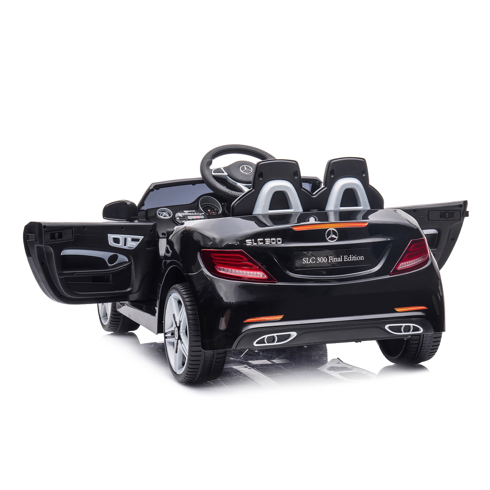 Електрическа кола Chipolino Mercedes-Benz SLC300 LUX, черна