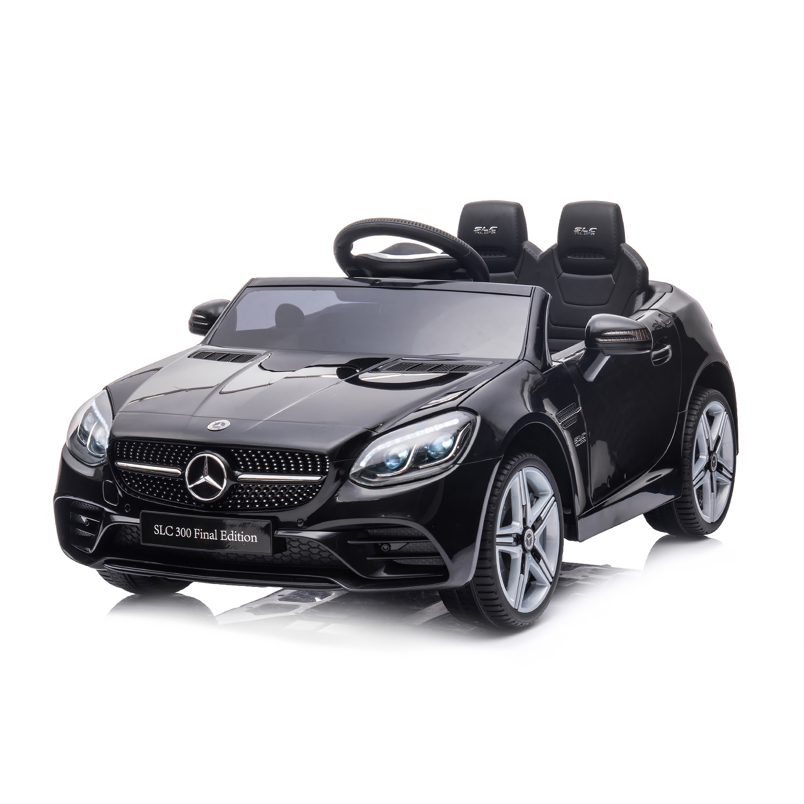 Електрическа кола Chipolino Mercedes-Benz SLC300, черна