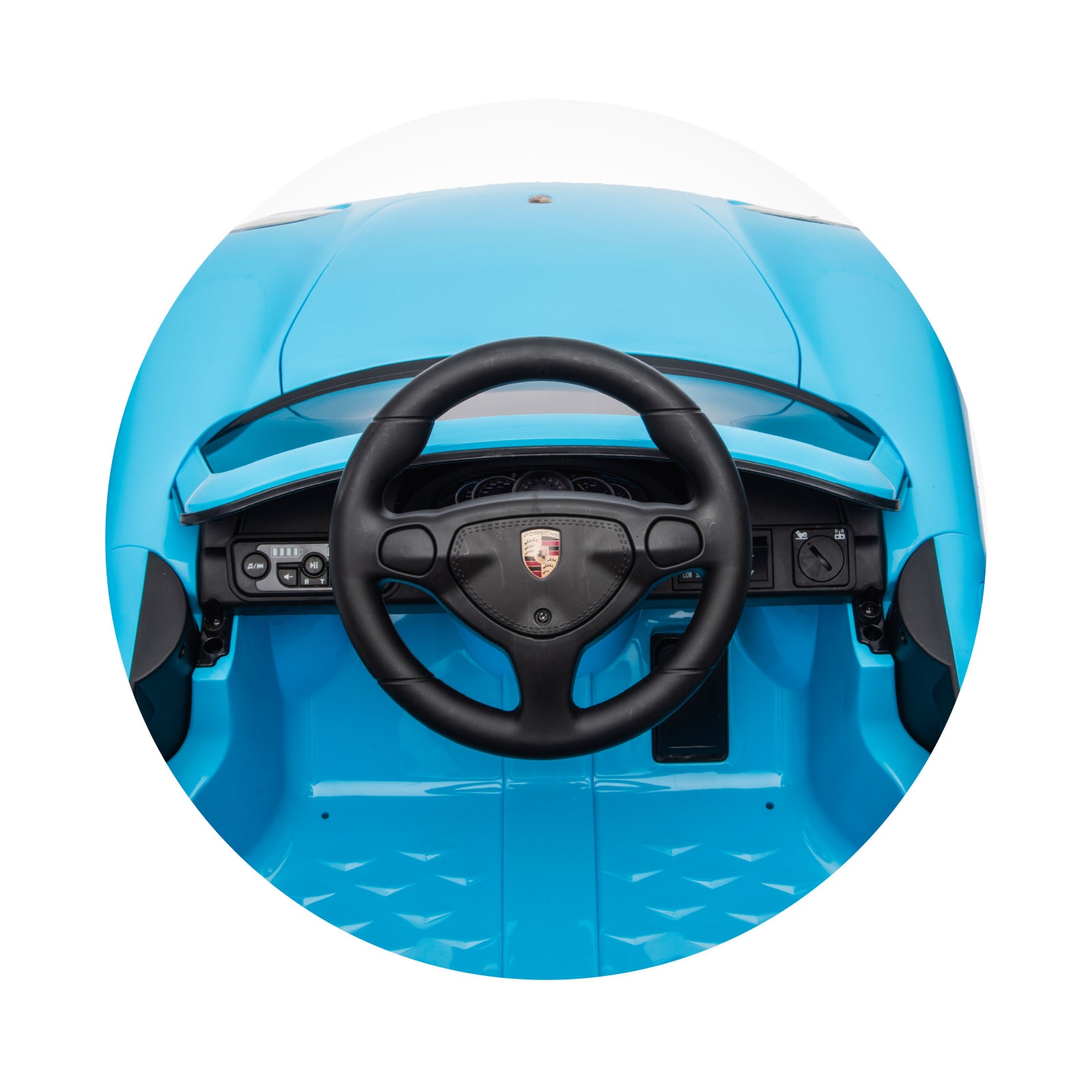 Електрическа кола Chipolino Porsche Carrera GT LUX, синя — снимка 11