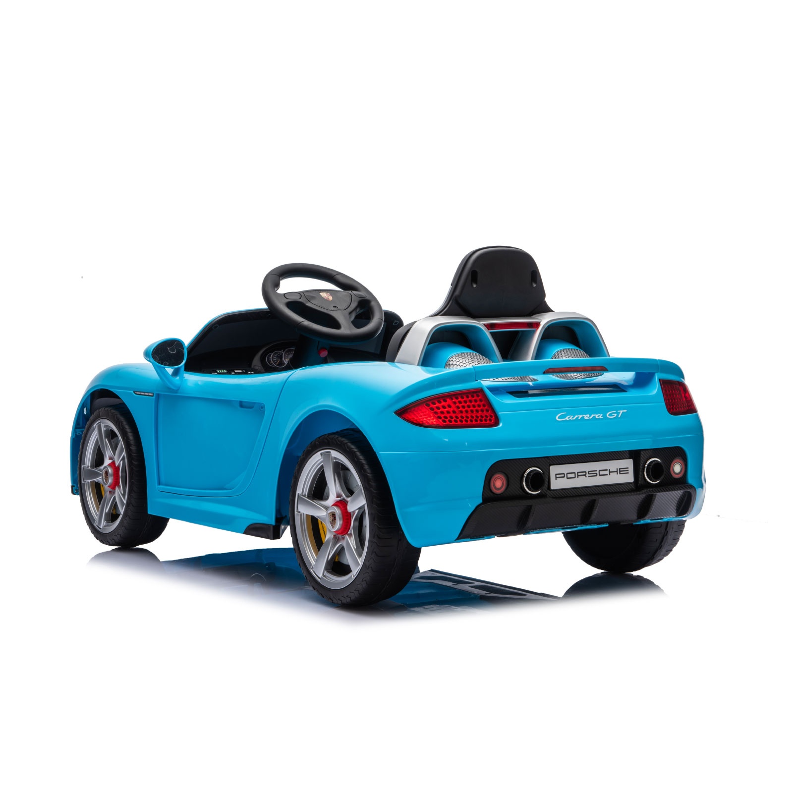 Електрическа кола Chipolino Porsche Carrera GT LUX, синя — снимка 5